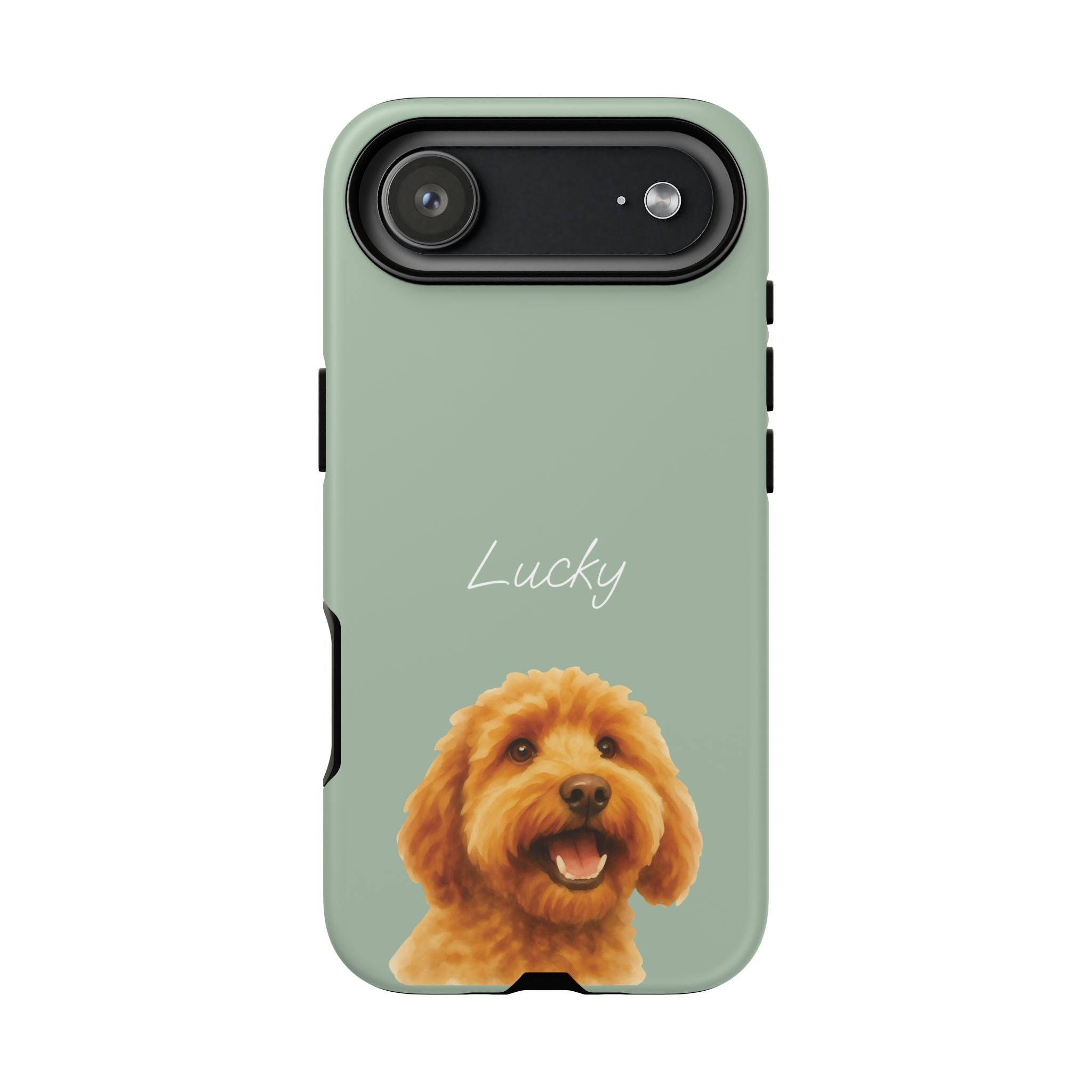 PET AQUARELL SALBEI – Personalisierte Handyhülle mit Dual-Layer-Schutz