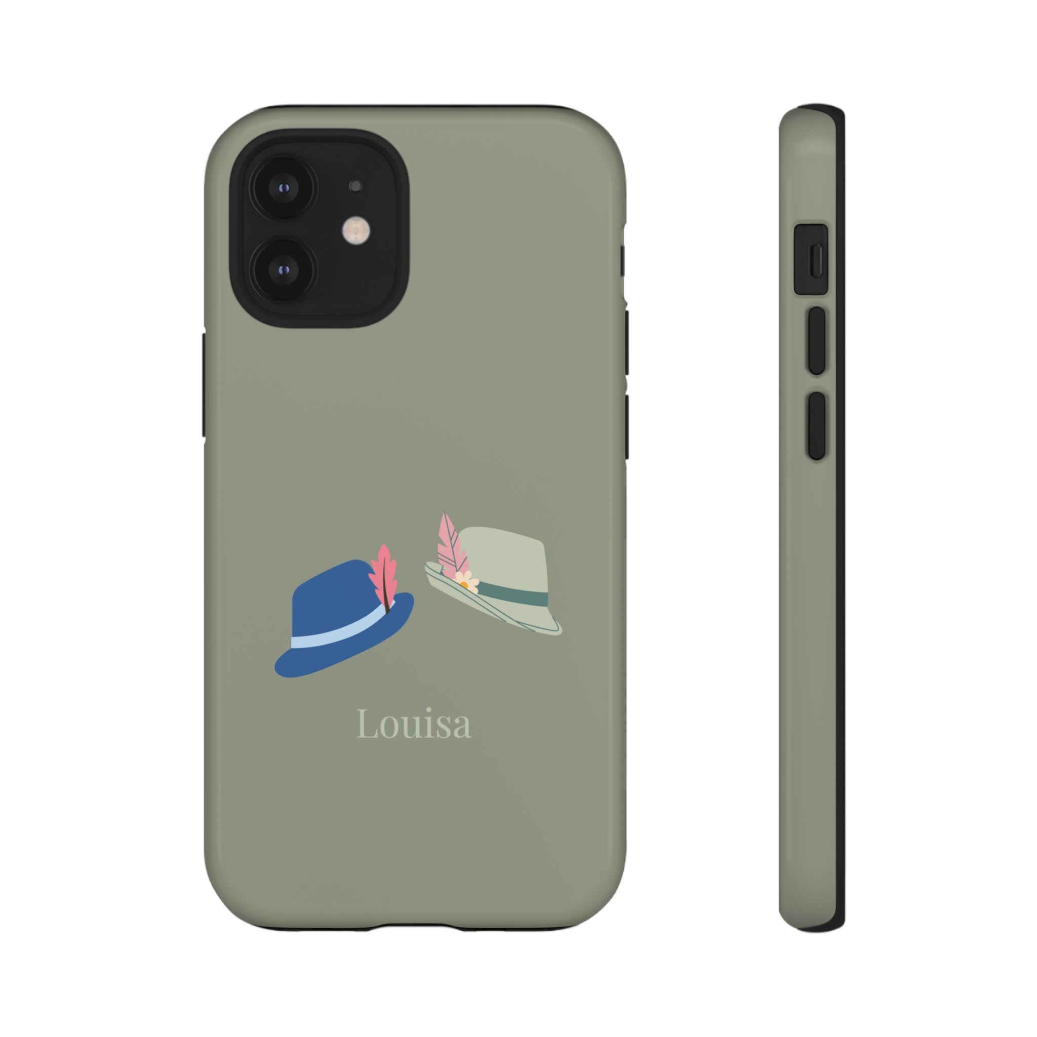 TRACHTENHÜTE SALBEI – Personalisierte Handyhülle mit Dual-Layer-Schutz