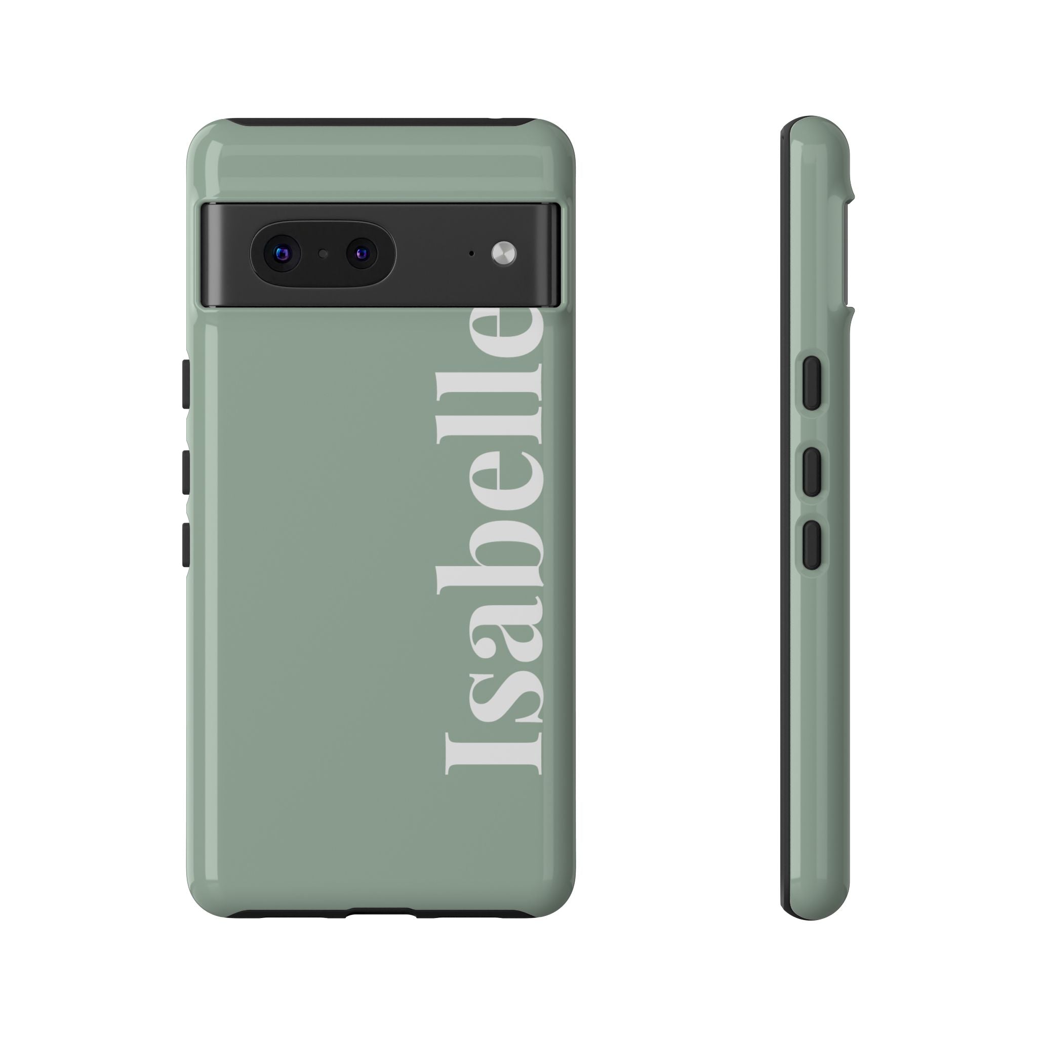 SALBEI BOLD NAME – Personalisierte Handyhülle mit Dual-Layer-Schutz