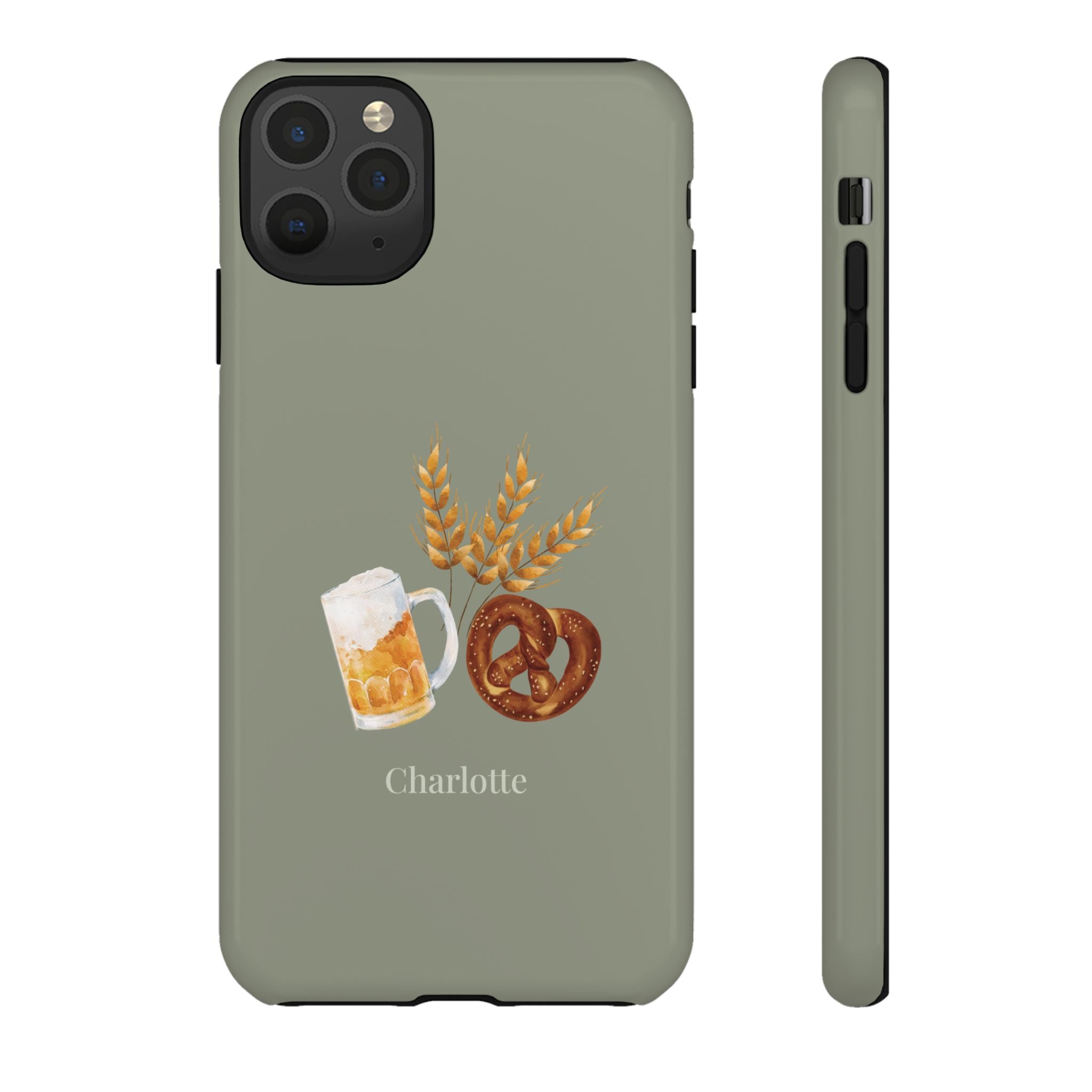 WIESN-SCHMANKERL SALBEI – Personalisierte Handyhülle mit Dual-Layer-Schutz
