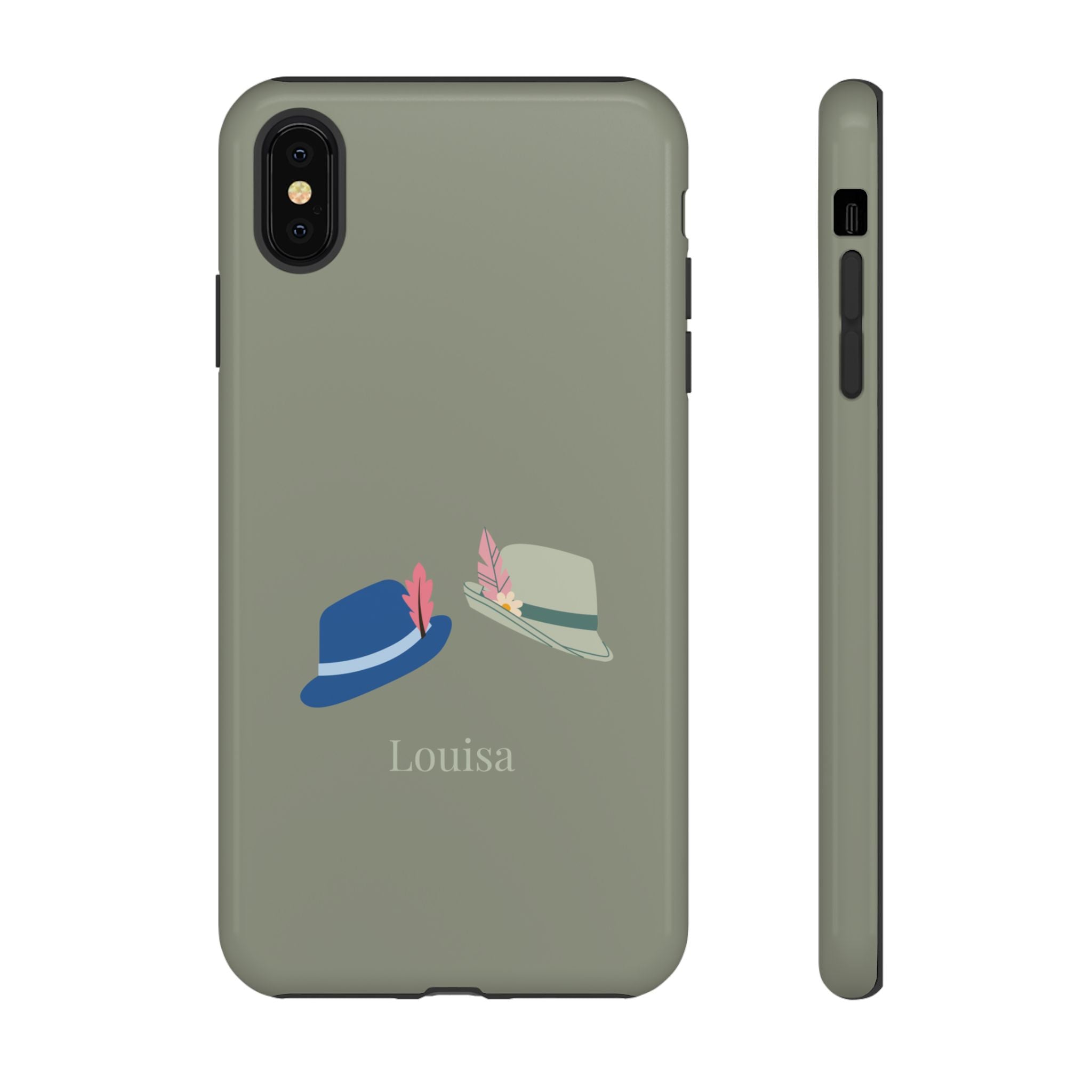 TRACHTENHÜTE SALBEI – Personalisierte Handyhülle mit Dual-Layer-Schutz