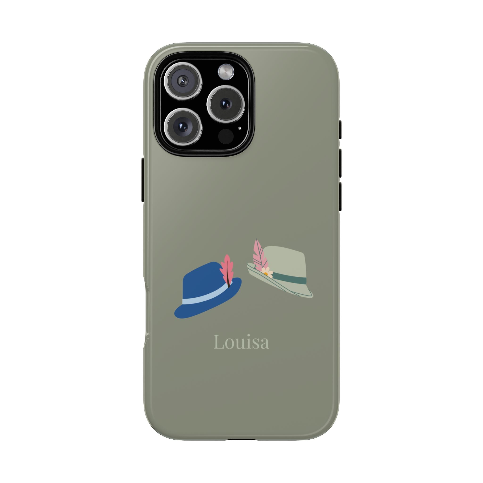 TRACHTENHÜTE SALBEI – Personalisierte Handyhülle mit Dual-Layer-Schutz
