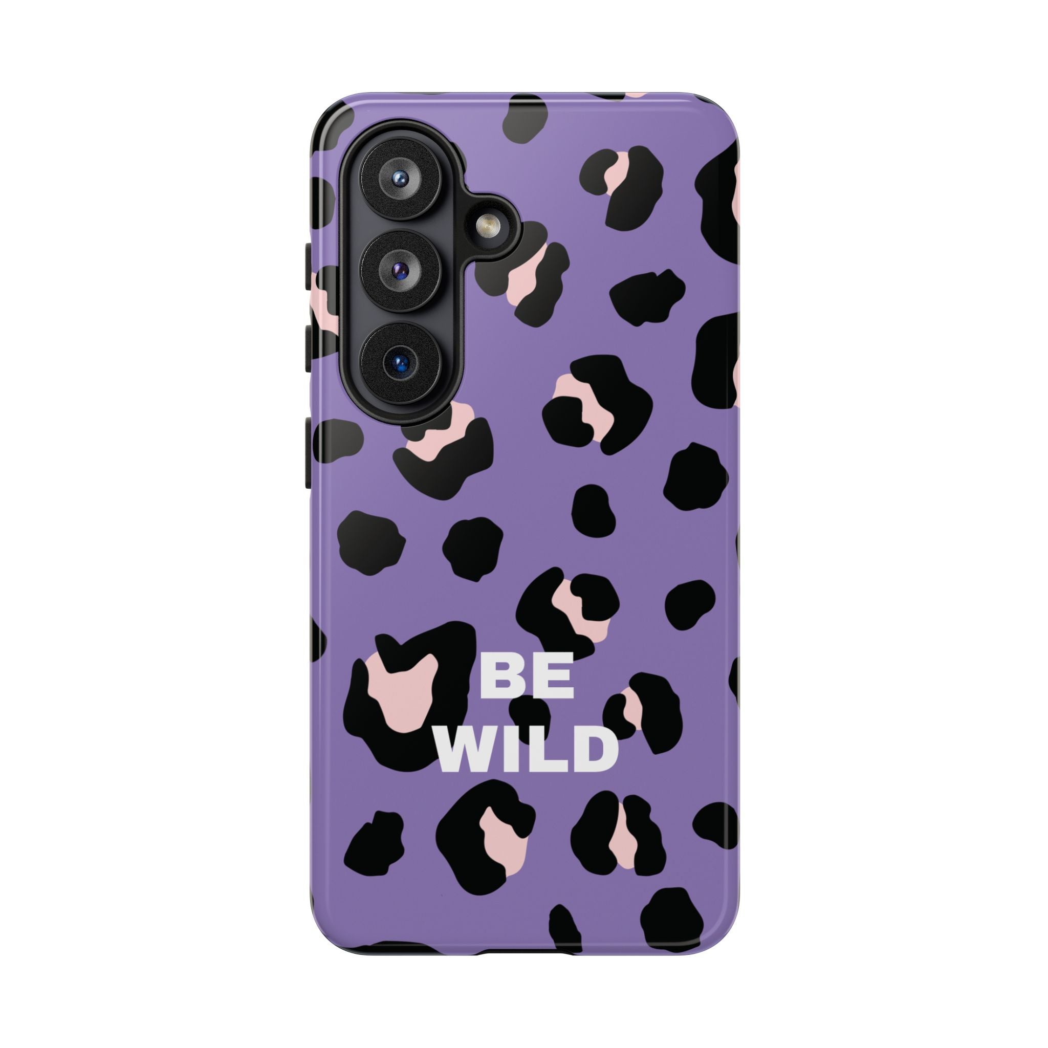PURPLE LEO – Personalisierte Handyhülle mit Dual-Layer-Schutz