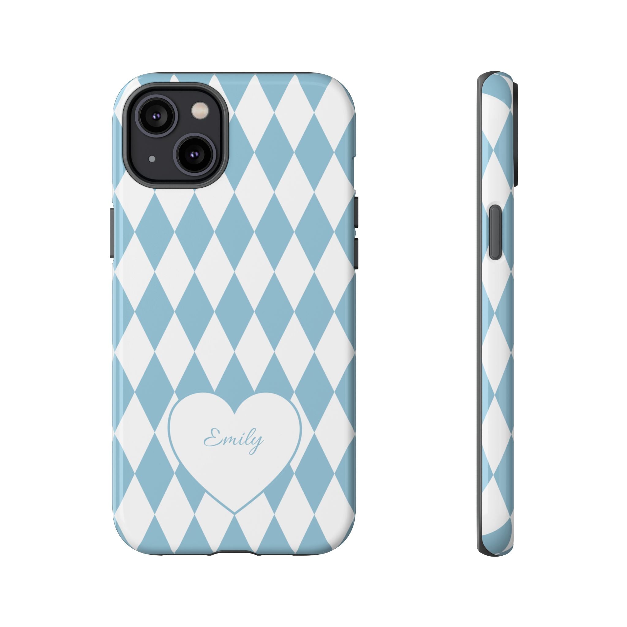 BAYERN HELLBLAU WEISS – Personalisierte Handyhülle mit Dual-Layer-Schutz
