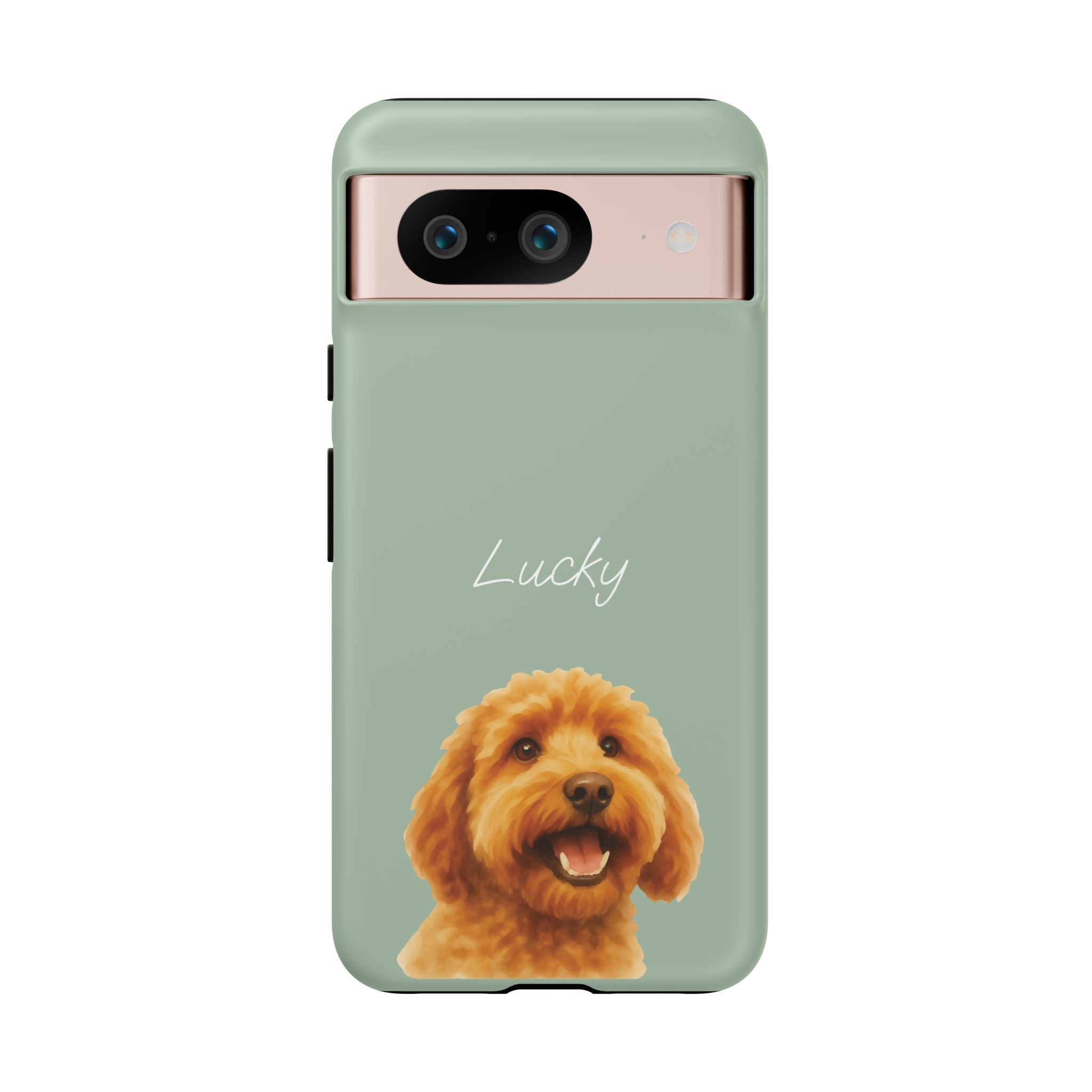 PET AQUARELL SALBEI – Personalisierte Handyhülle mit Dual-Layer-Schutz