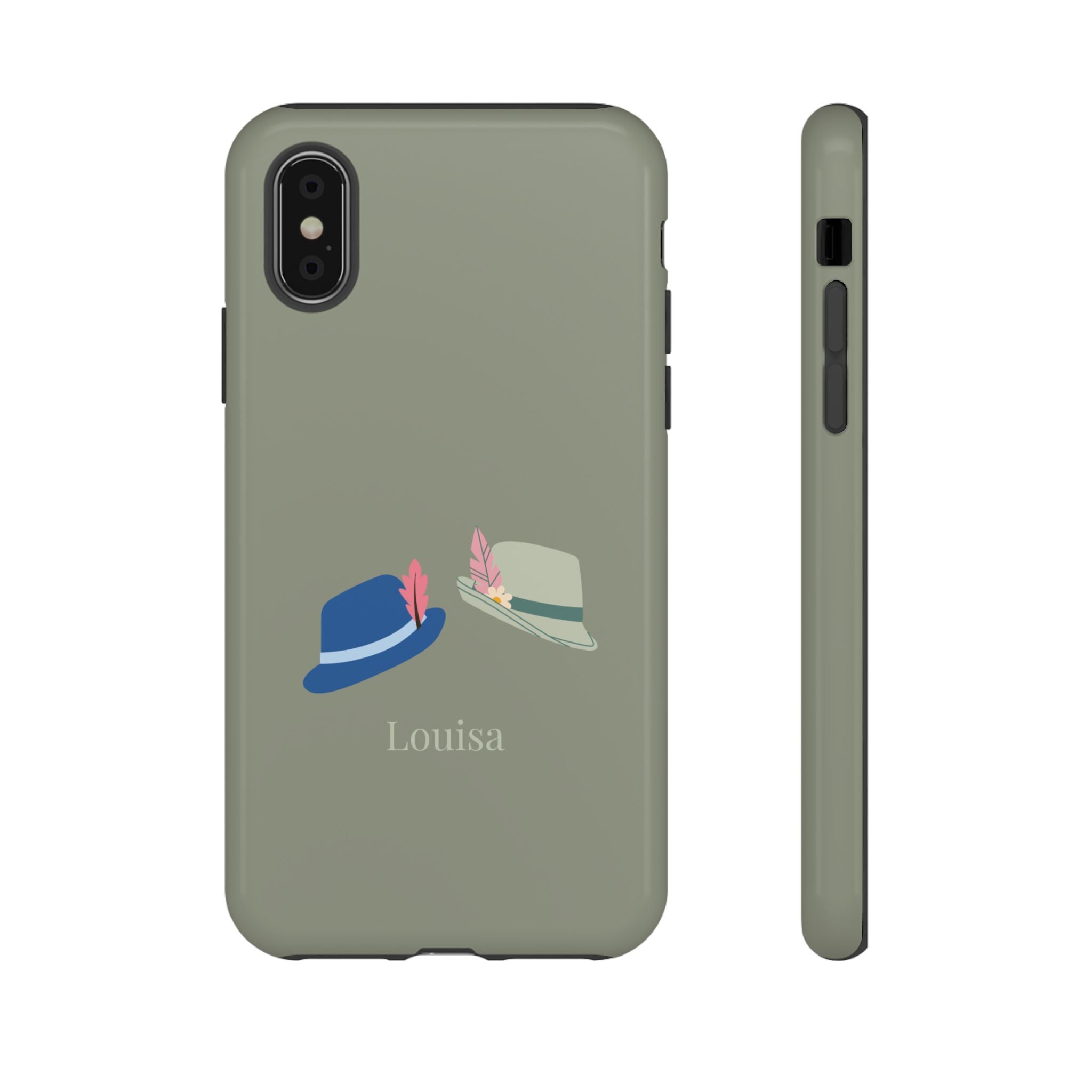 TRACHTENHÜTE SALBEI – Personalisierte Handyhülle mit Dual-Layer-Schutz