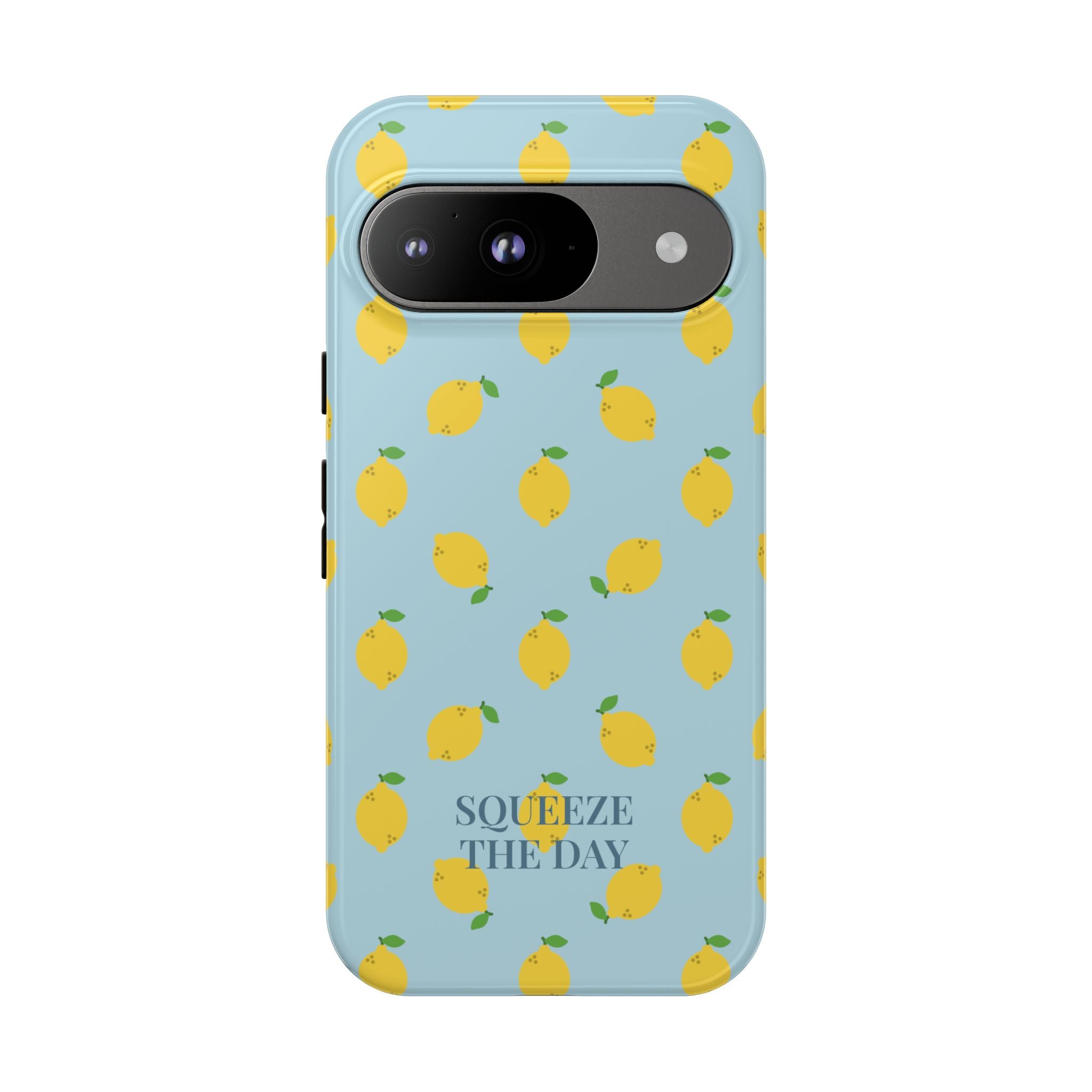 LEMONS BLUE SKY – Personalisierte Handyhülle mit Dual-Layer-Schutz