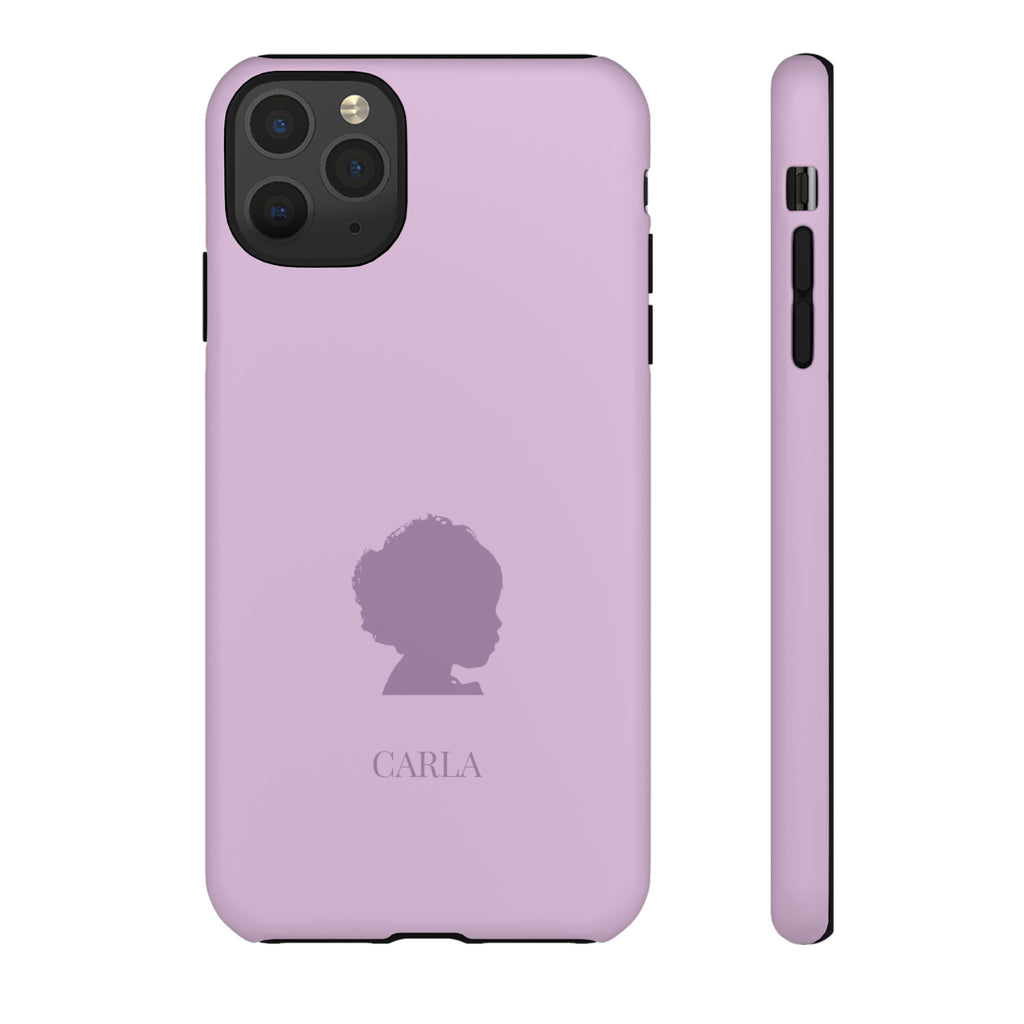 SILHOUETTE LAVENDEL – Personalisierte Handyhülle mit Dual-Layer-Schutz