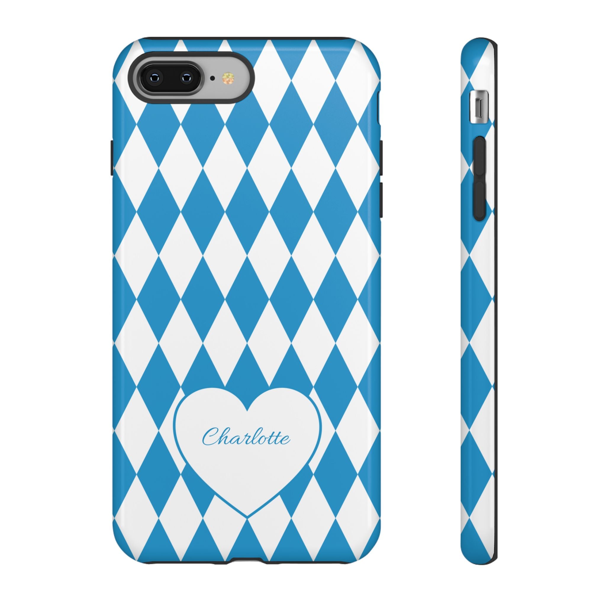 BAYERN BLAU WEISS – Personalisierte Handyhülle mit Dual-Layer-Schutz