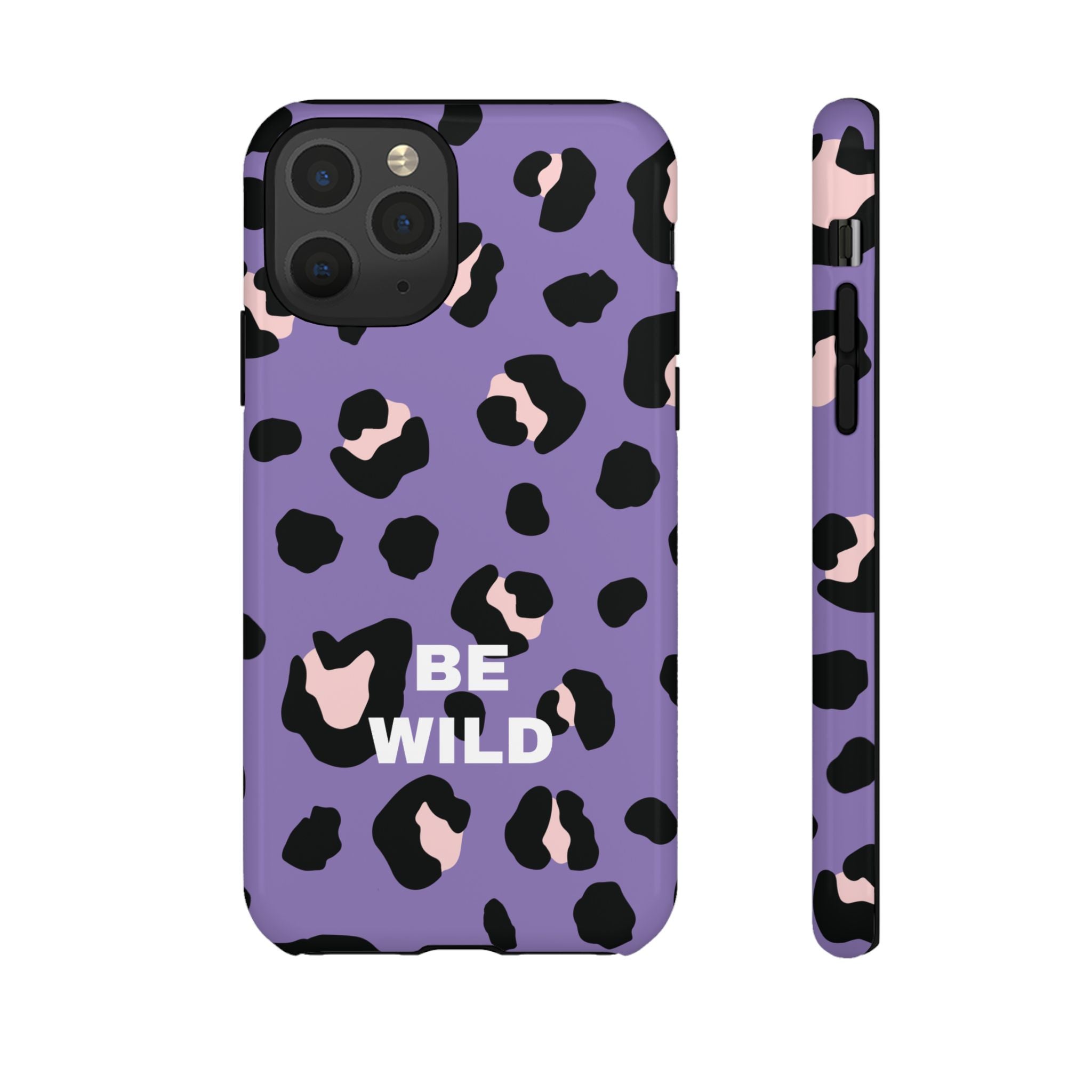 PURPLE LEO – Personalisierte Handyhülle mit Dual-Layer-Schutz
