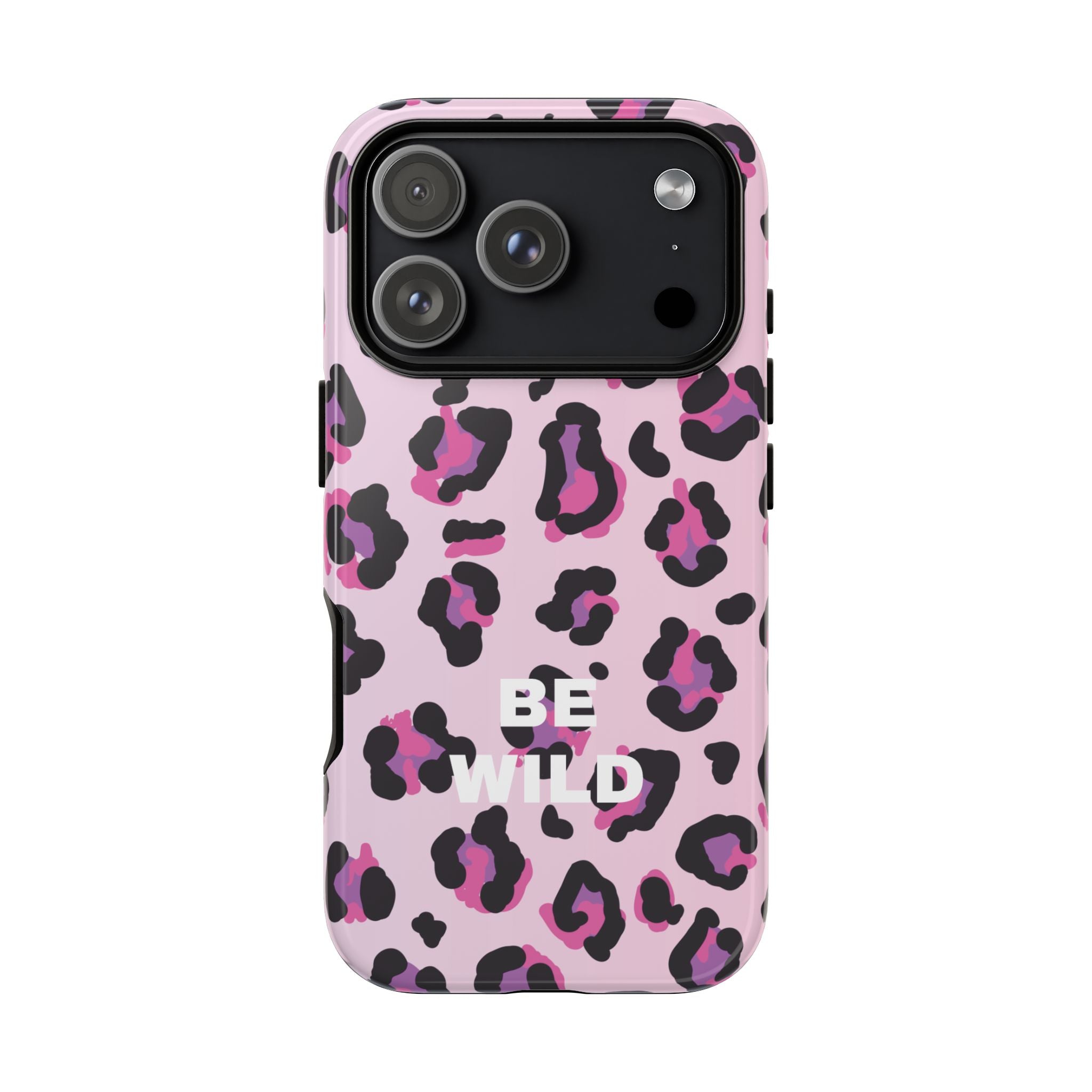 PINK LEO – Personalisierte Handyhülle mit Dual-Layer-Schutz