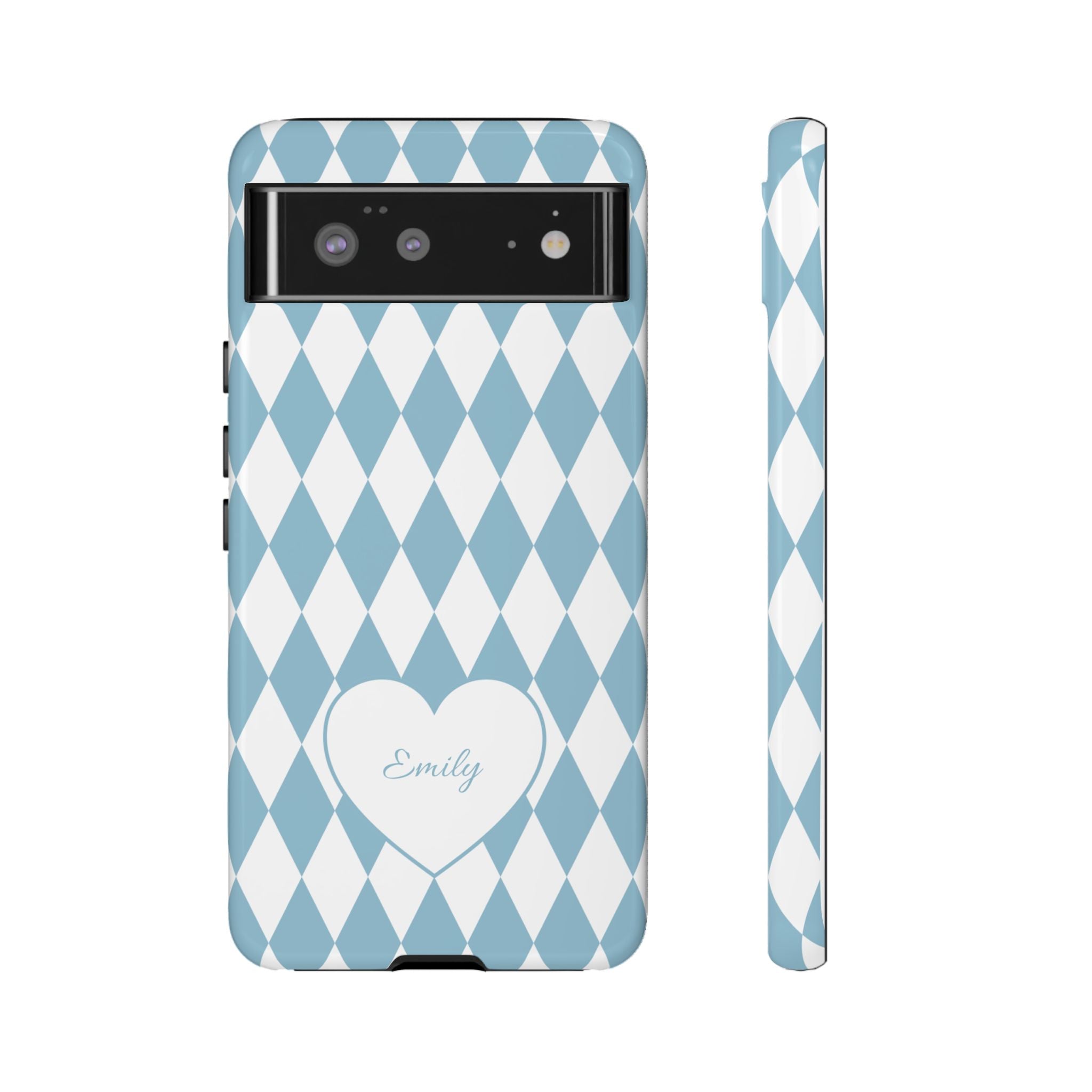BAYERN HELLBLAU WEISS – Personalisierte Handyhülle mit Dual-Layer-Schutz