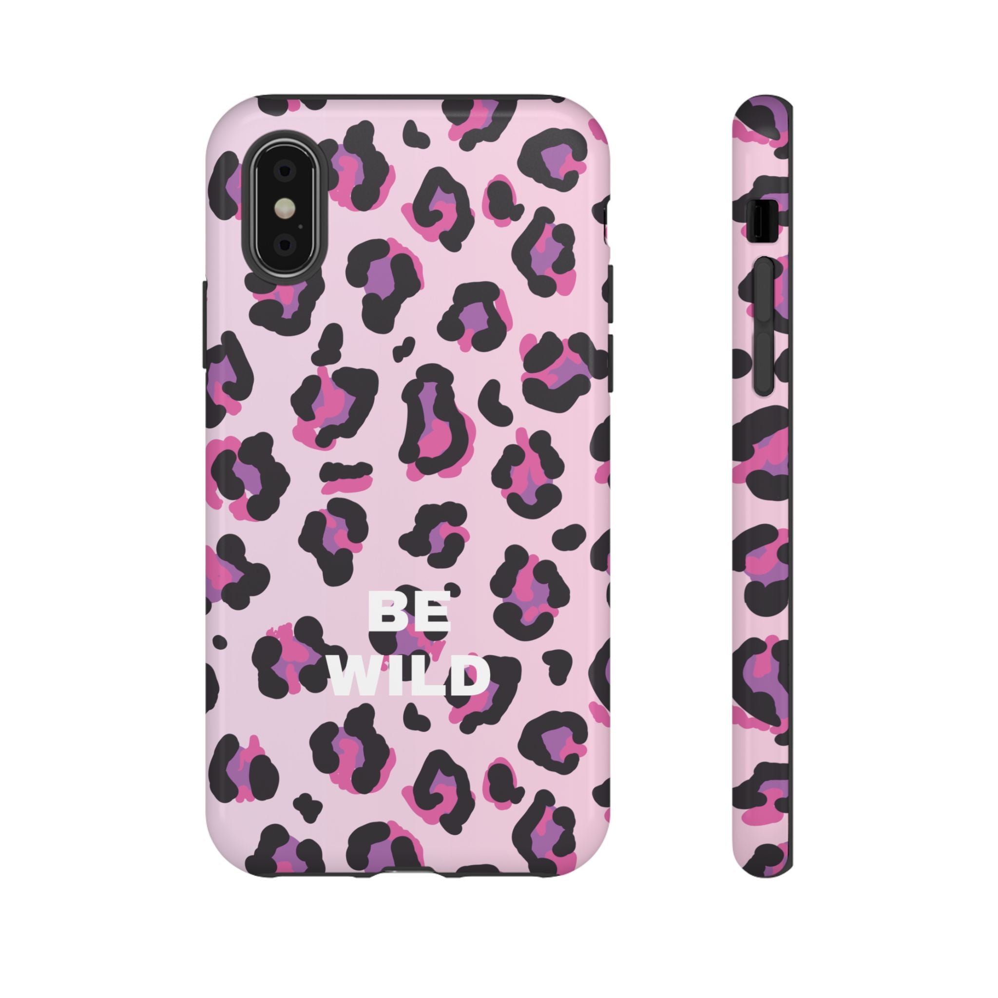 PINK LEO – Personalisierte Handyhülle mit Dual-Layer-Schutz