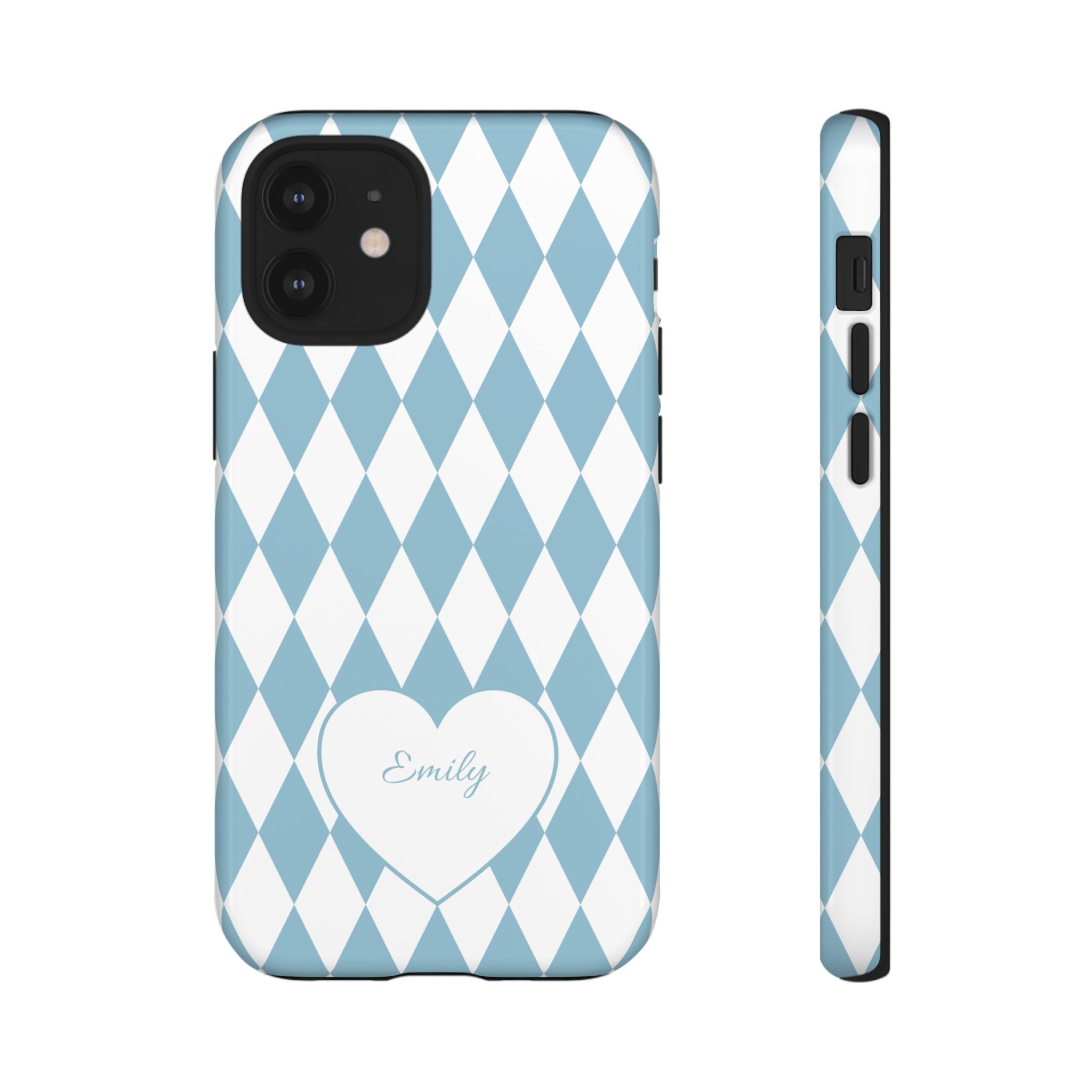 BAYERN HELLBLAU WEISS – Personalisierte Handyhülle mit Dual-Layer-Schutz