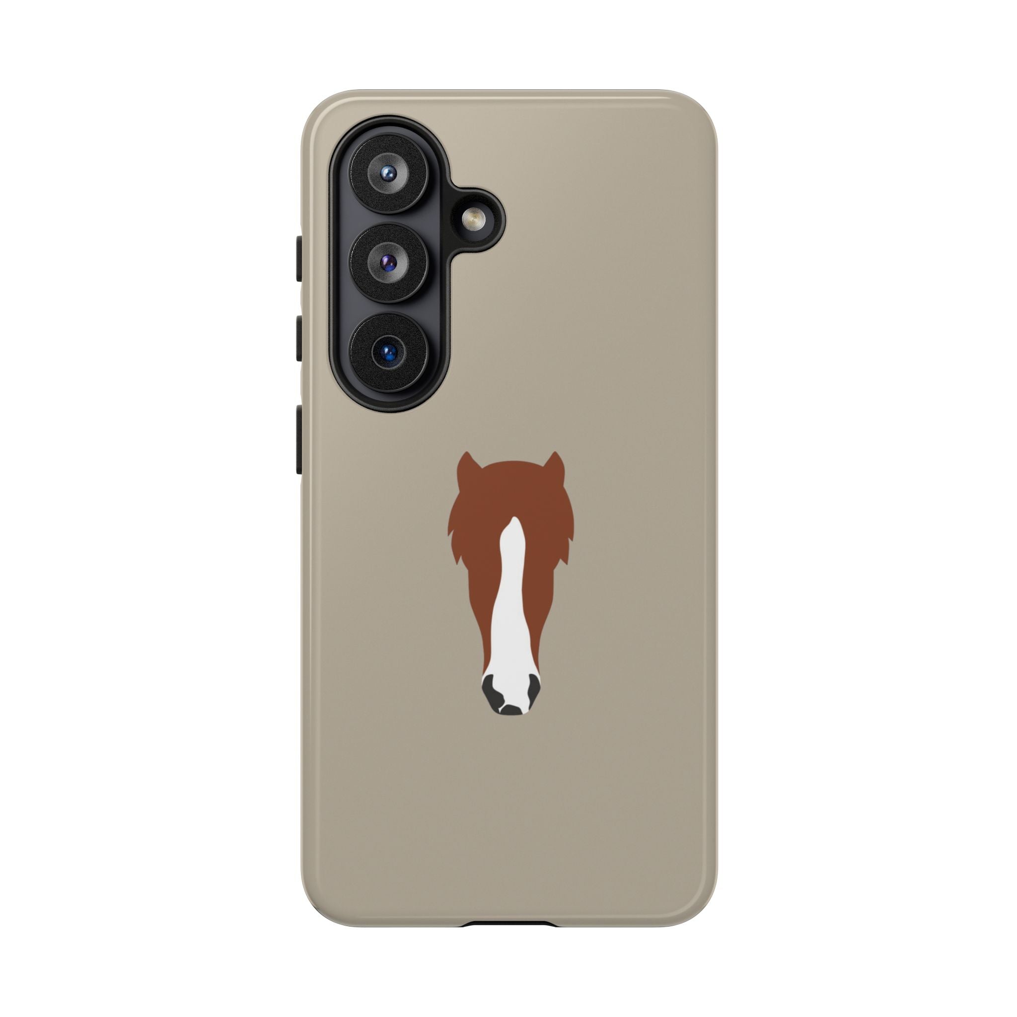 UNIQUE ANIMAL ART EDITION BEIGE – Personalisierte Handyhülle mit Dual-Layer-Schutz