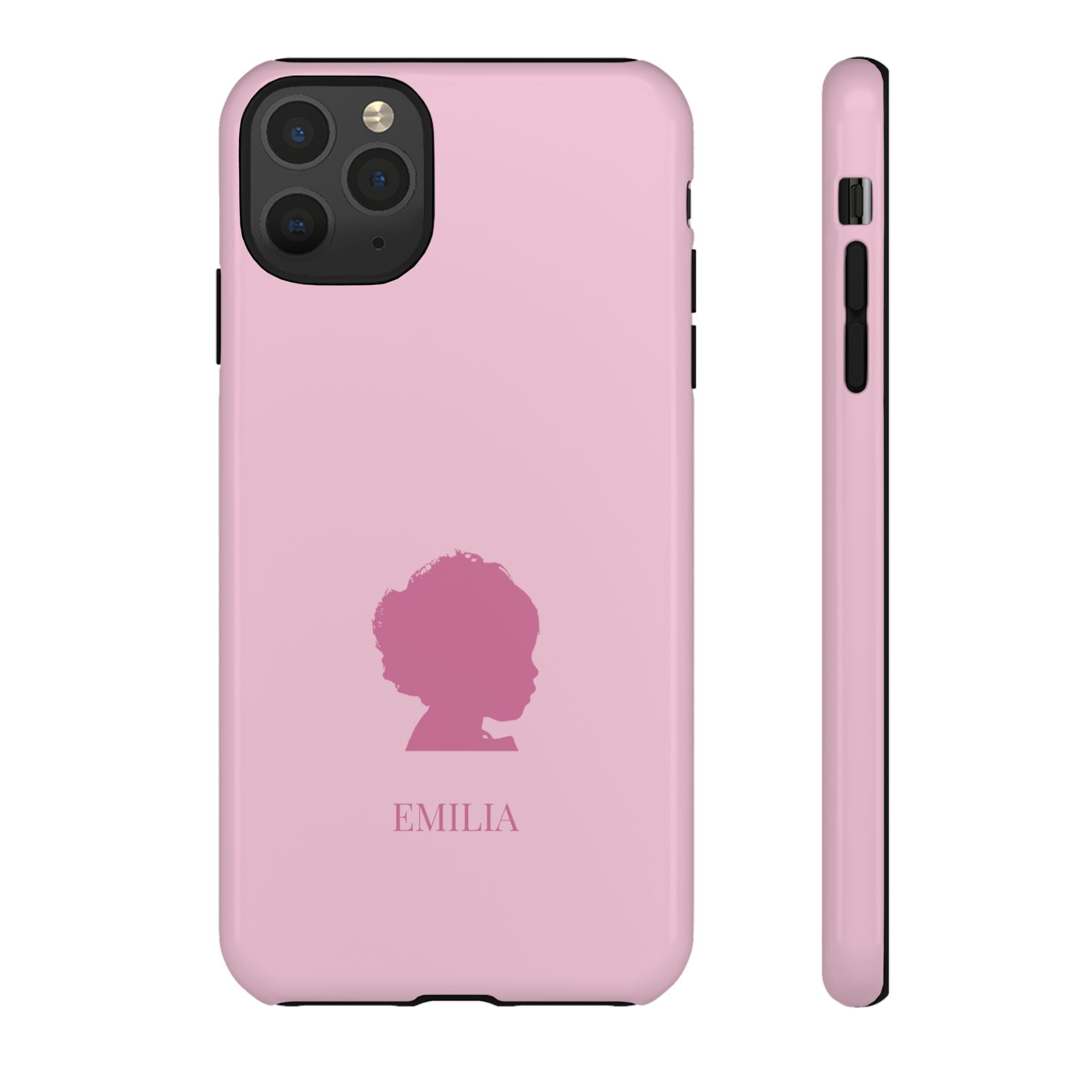 SILHOUETTE ROSE – Personalisierte Handyhülle mit Dual-Layer-Schutz