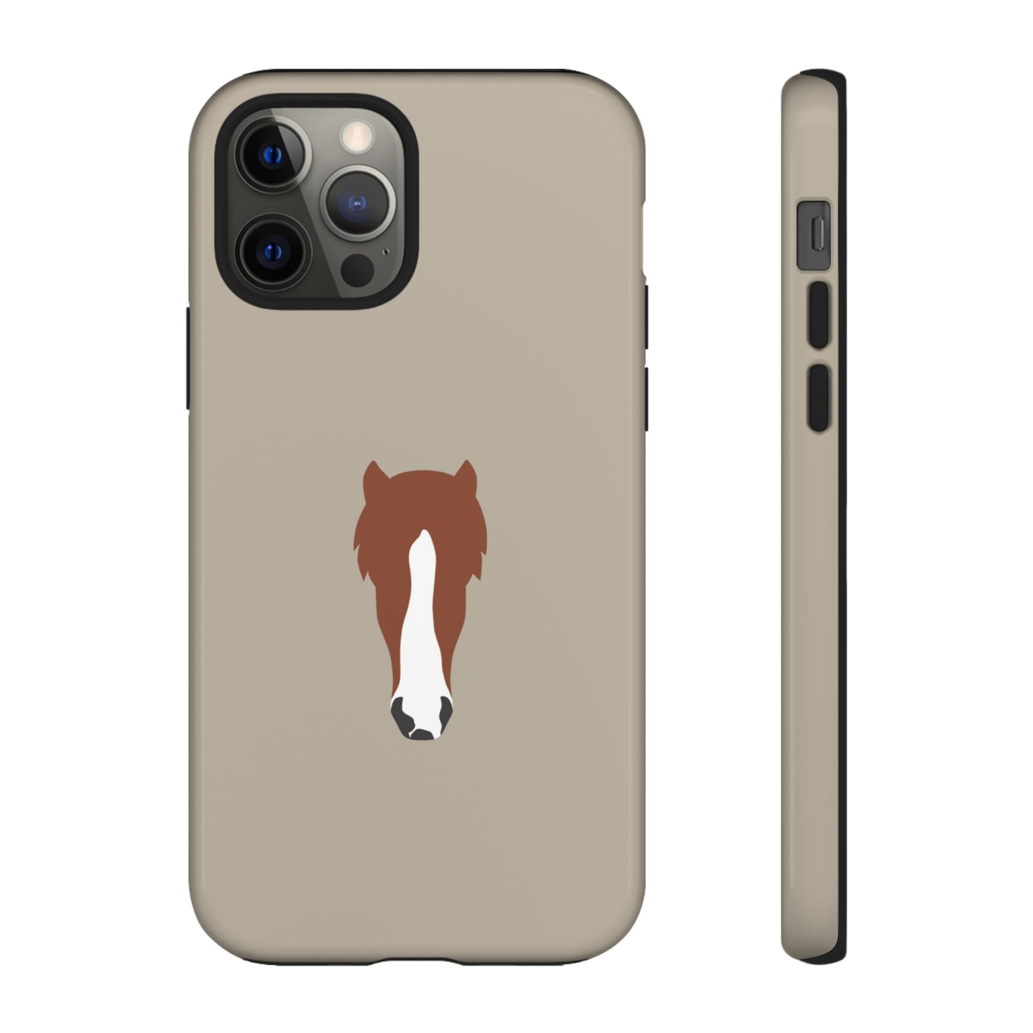 UNIQUE ANIMAL ART EDITION BEIGE – Personalisierte Handyhülle mit Dual-Layer-Schutz