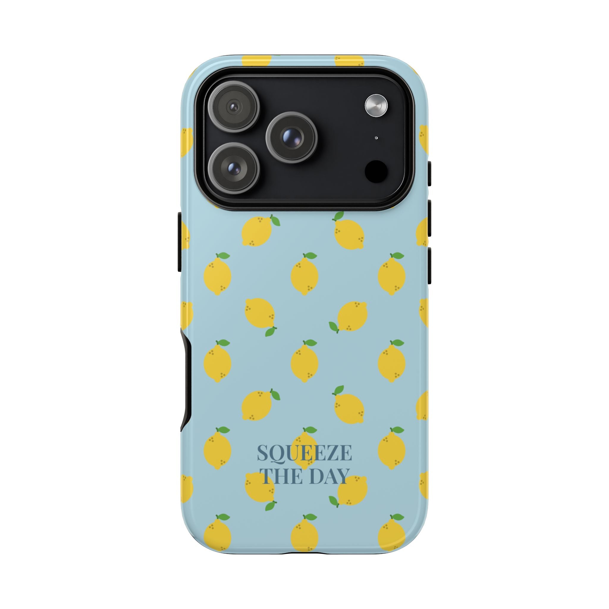 LEMONS BLUE SKY – Personalisierte Handyhülle mit Dual-Layer-Schutz