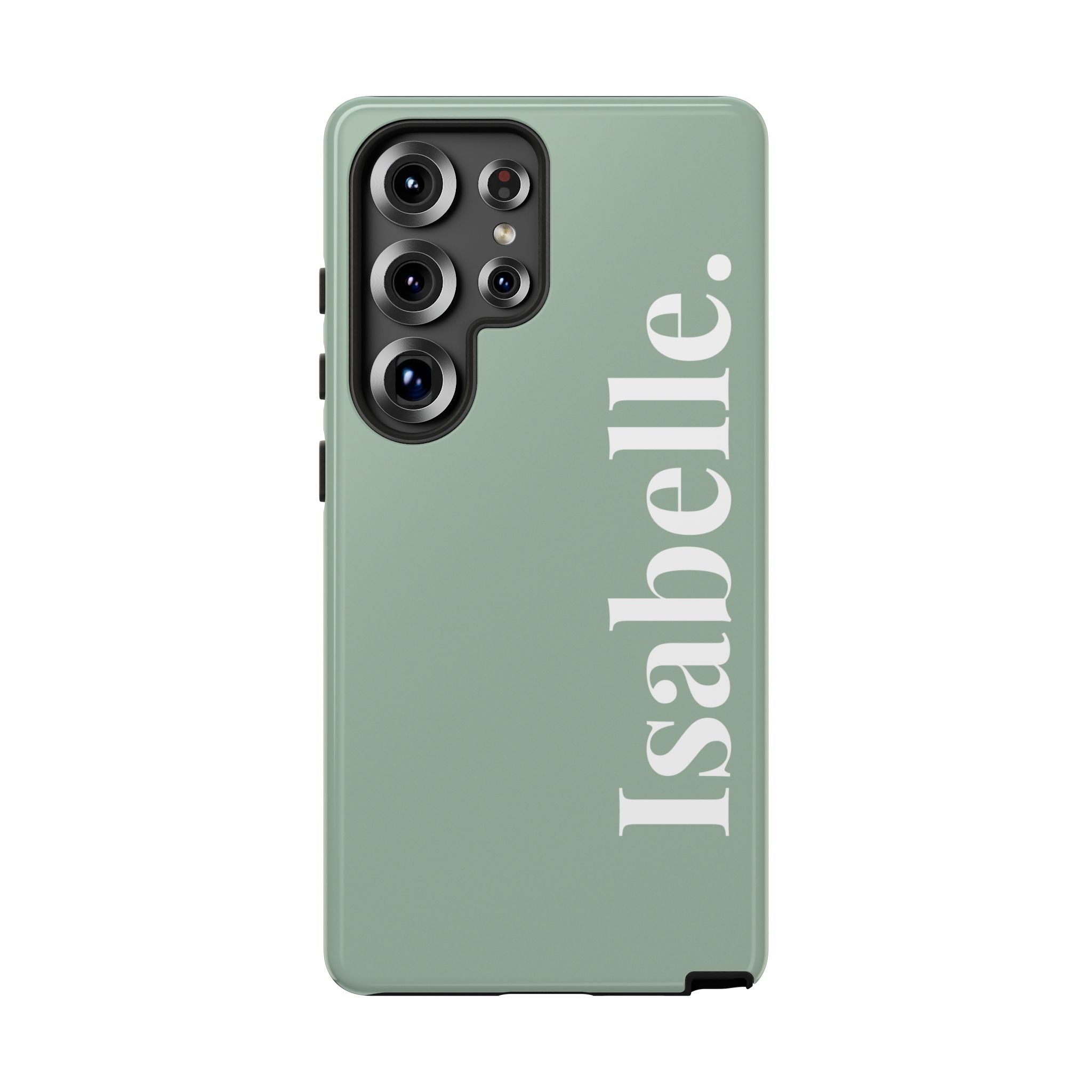 SALBEI BOLD NAME – Personalisierte Handyhülle mit Dual-Layer-Schutz