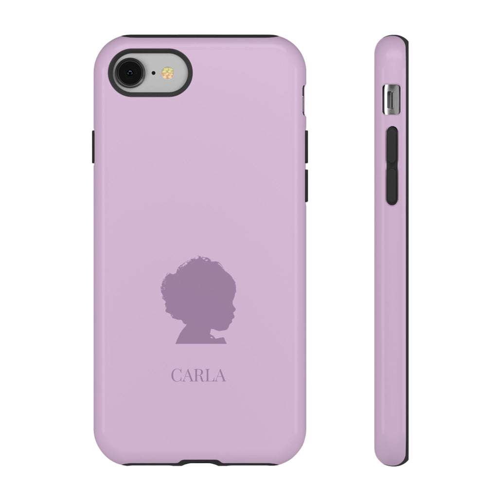 SILHOUETTE LAVENDEL – Personalisierte Handyhülle mit Dual-Layer-Schutz