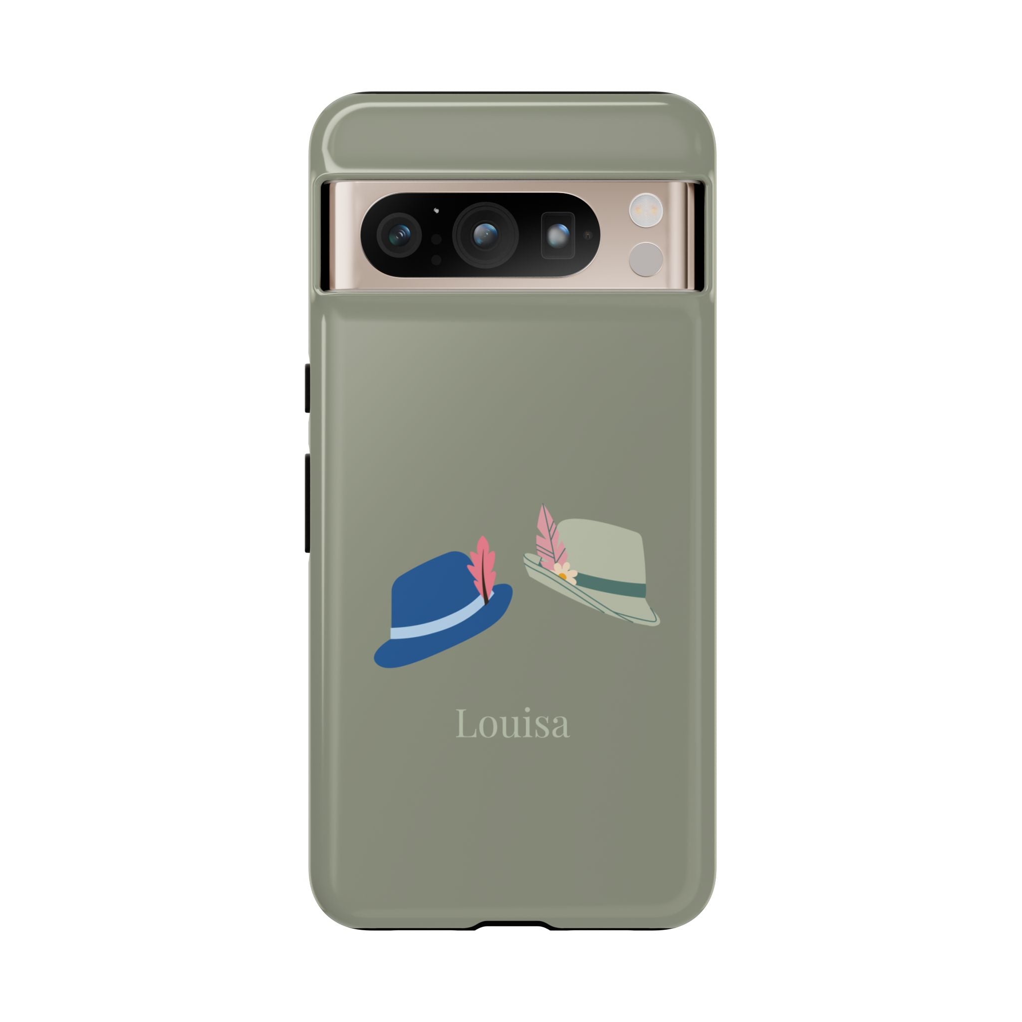 TRACHTENHÜTE SALBEI – Personalisierte Handyhülle mit Dual-Layer-Schutz