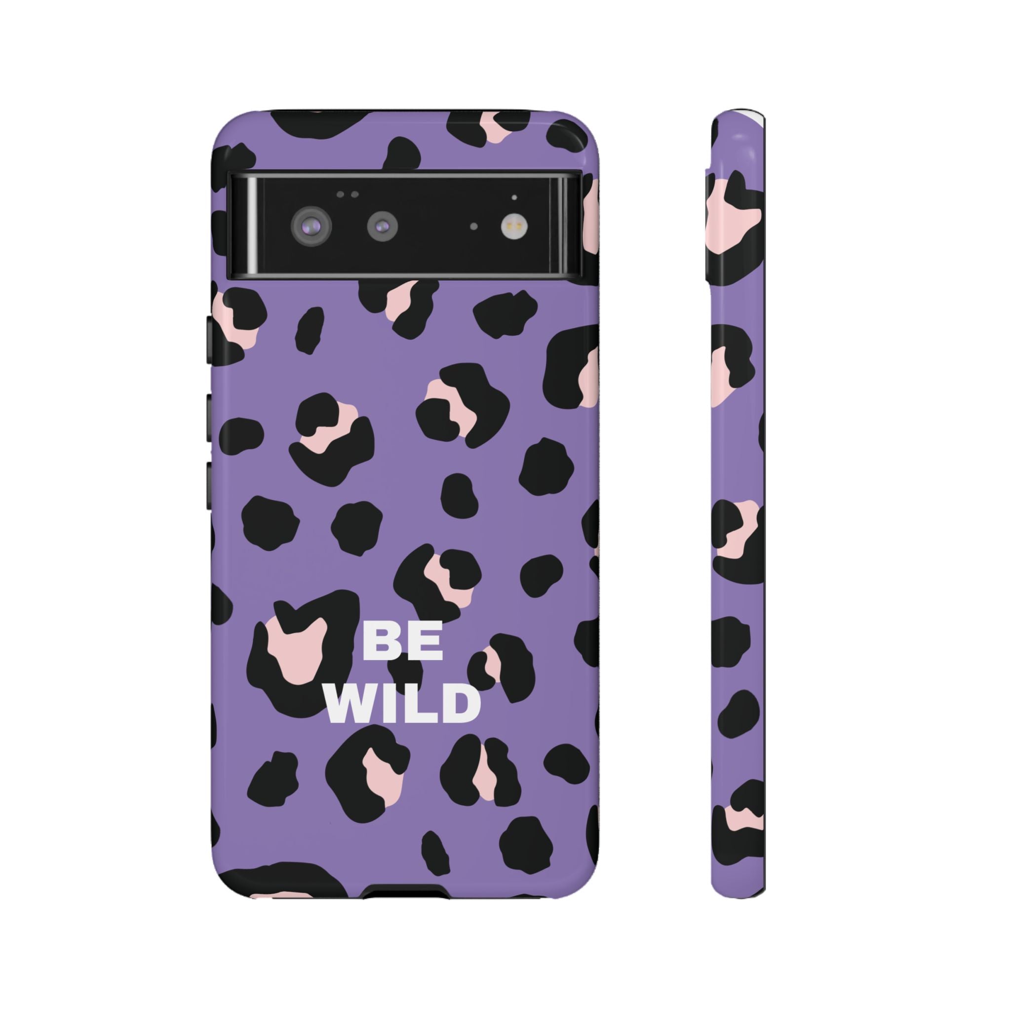 PURPLE LEO – Personalisierte Handyhülle mit Dual-Layer-Schutz