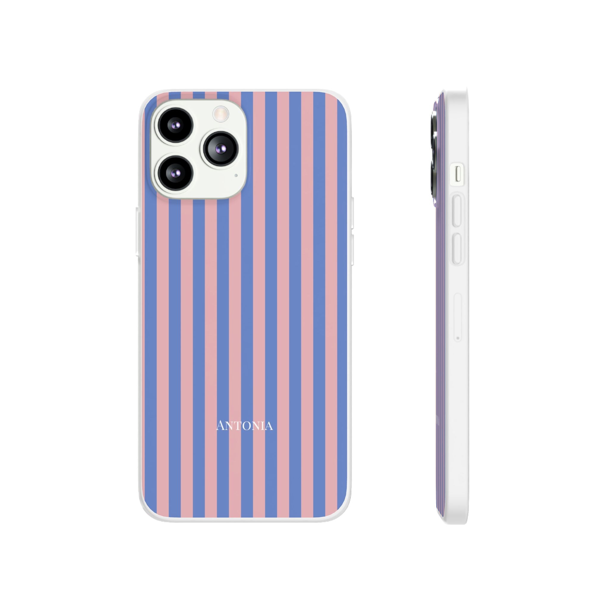 BLUE & BLUSH – Personalisierte Flex Handyhülle