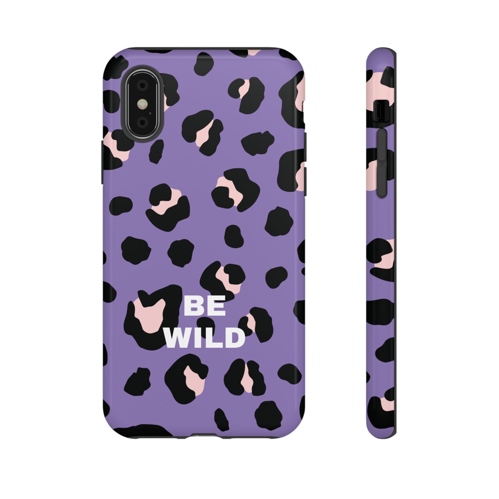 PURPLE LEO – Personalisierte Handyhülle mit Dual-Layer-Schutz