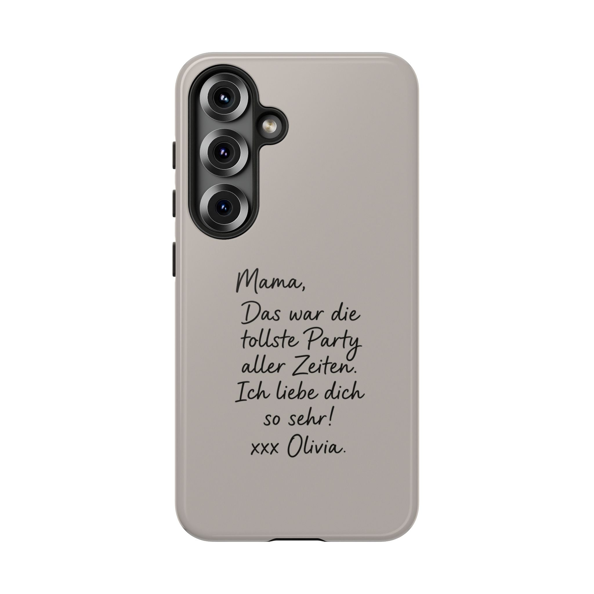 MOCCA HANDWRITTEN NOTE – Personalisierte Handyhülle mit Dual-Layer-Schutz