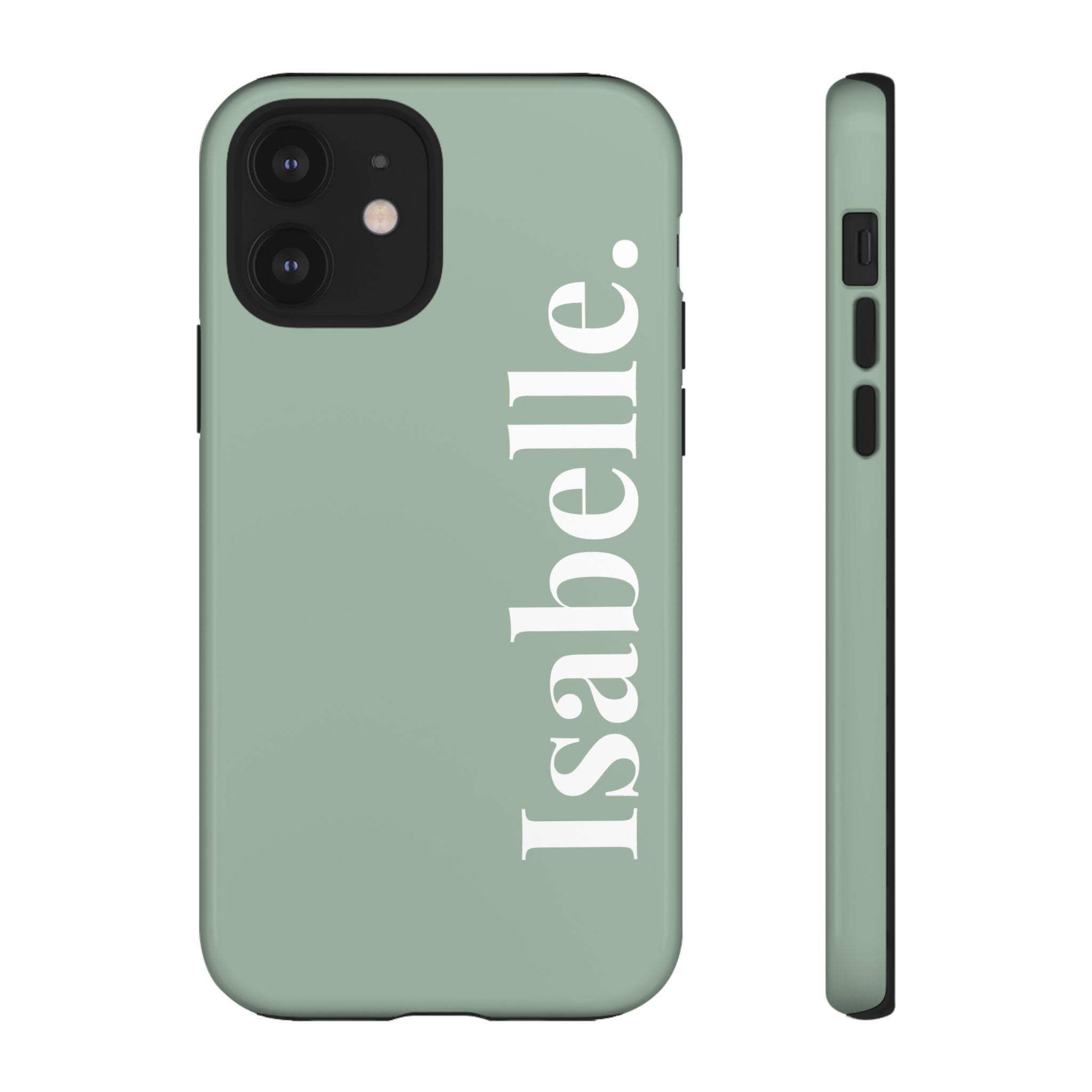 SALBEI BOLD NAME – Personalisierte Handyhülle mit Dual-Layer-Schutz
