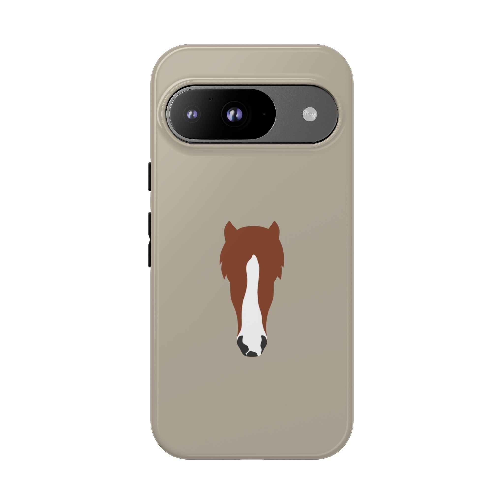 UNIQUE ANIMAL ART EDITION BEIGE – Personalisierte Handyhülle mit Dual-Layer-Schutz