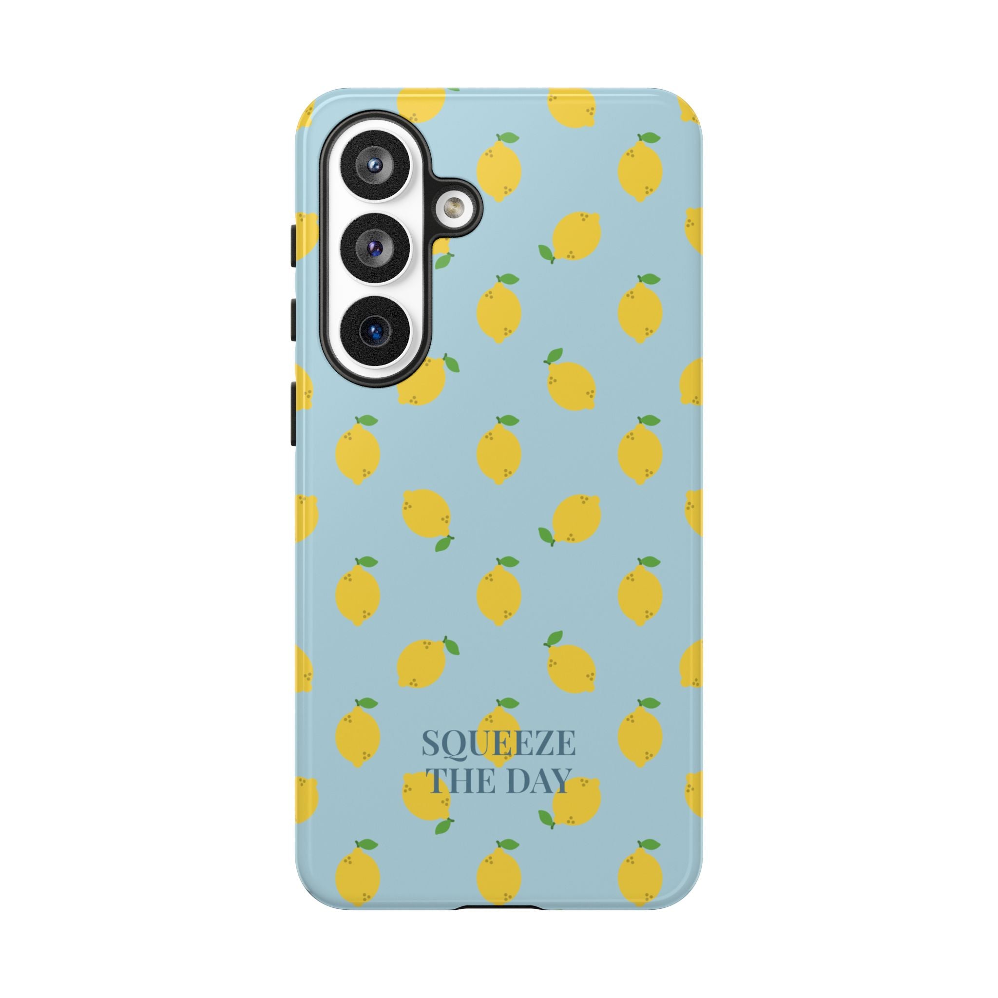 LEMONS BLUE SKY – Personalisierte Handyhülle mit Dual-Layer-Schutz