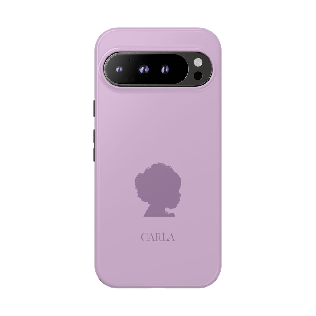 SILHOUETTE LAVENDEL – Personalisierte Handyhülle mit Dual-Layer-Schutz