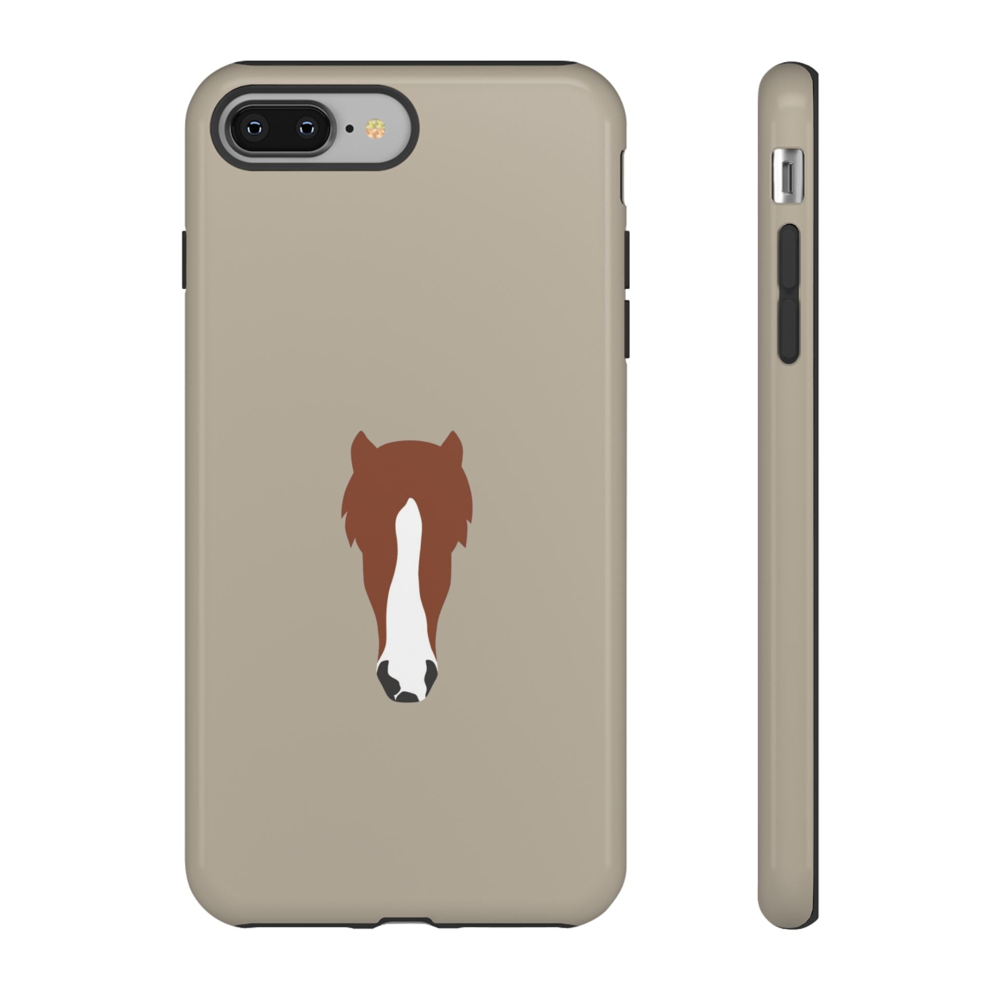 UNIQUE ANIMAL ART EDITION BEIGE – Personalisierte Handyhülle mit Dual-Layer-Schutz