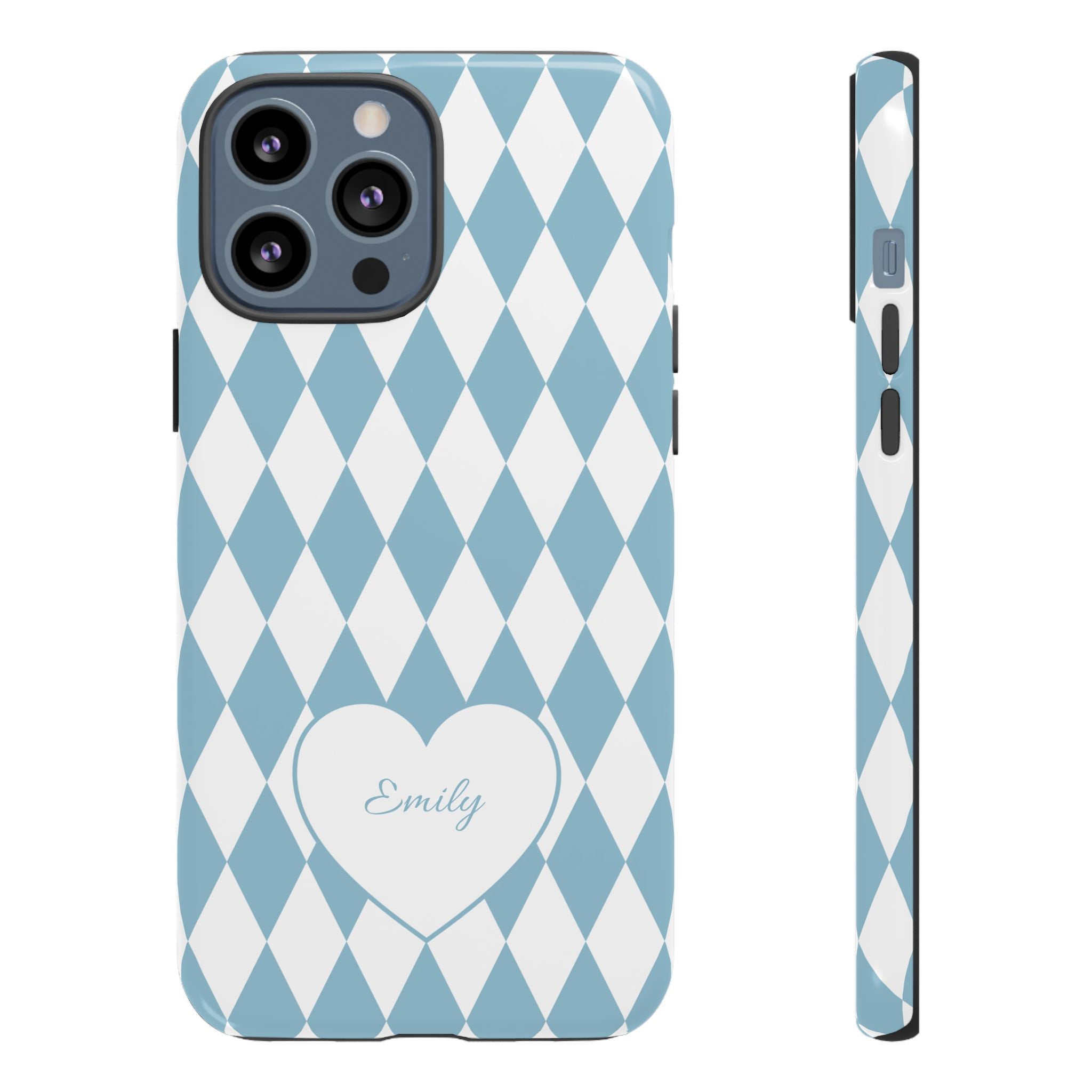 BAYERN HELLBLAU WEISS – Personalisierte Handyhülle mit Dual-Layer-Schutz