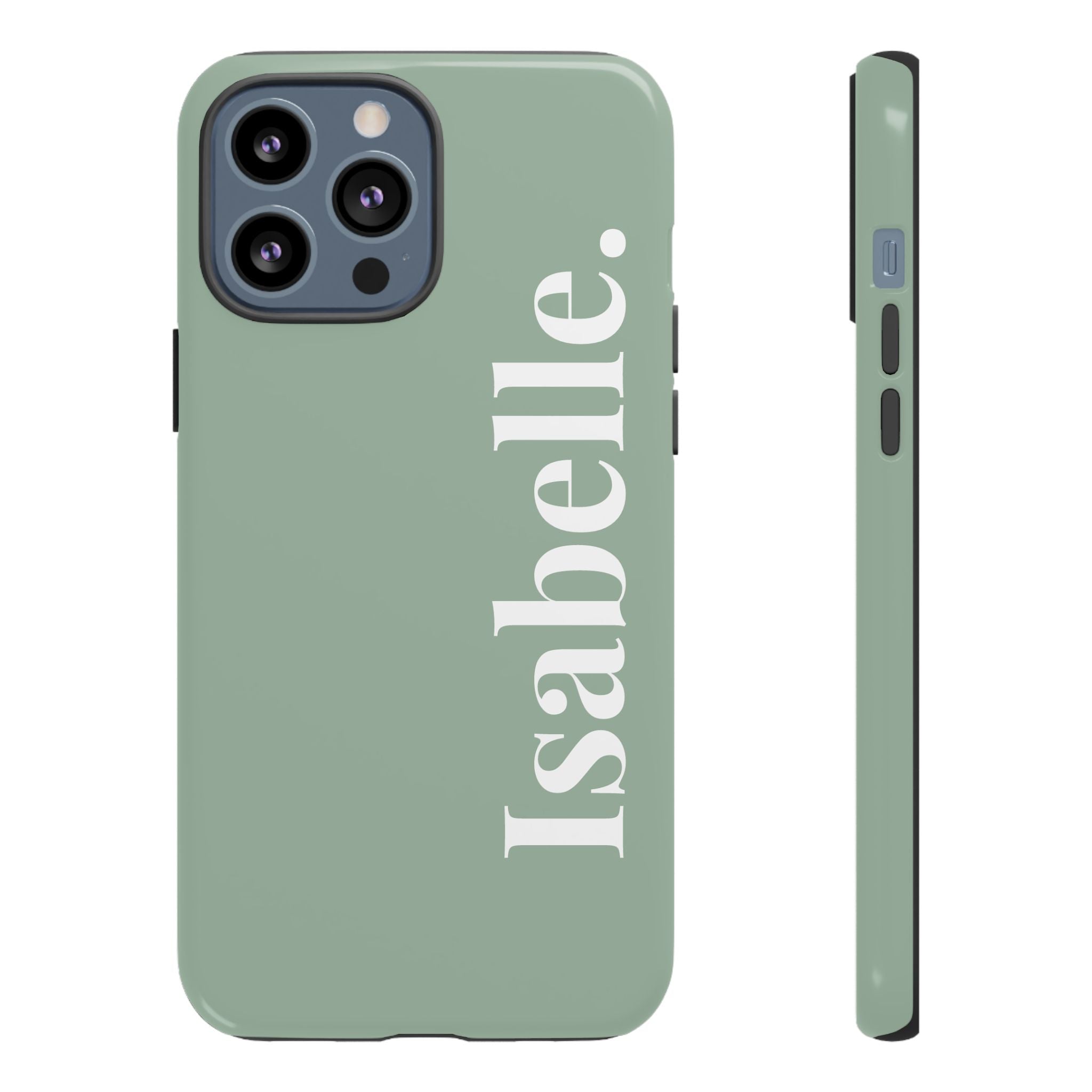 SALBEI BOLD NAME – Personalisierte Handyhülle mit Dual-Layer-Schutz