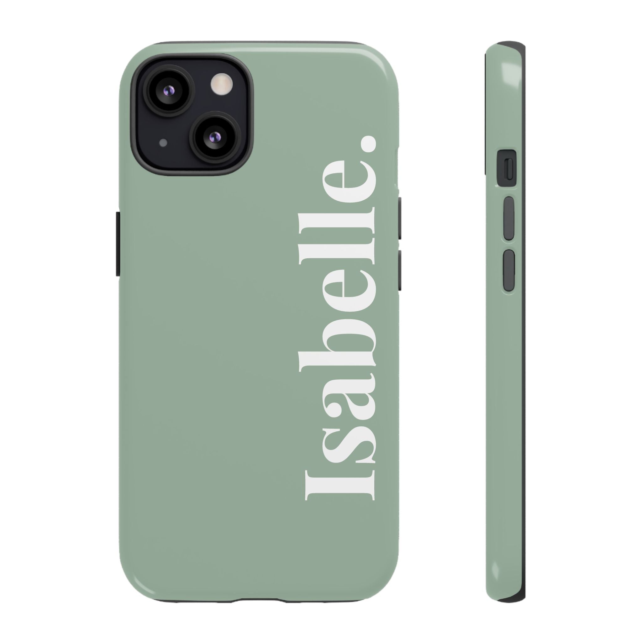 SALBEI BOLD NAME – Personalisierte Handyhülle mit Dual-Layer-Schutz