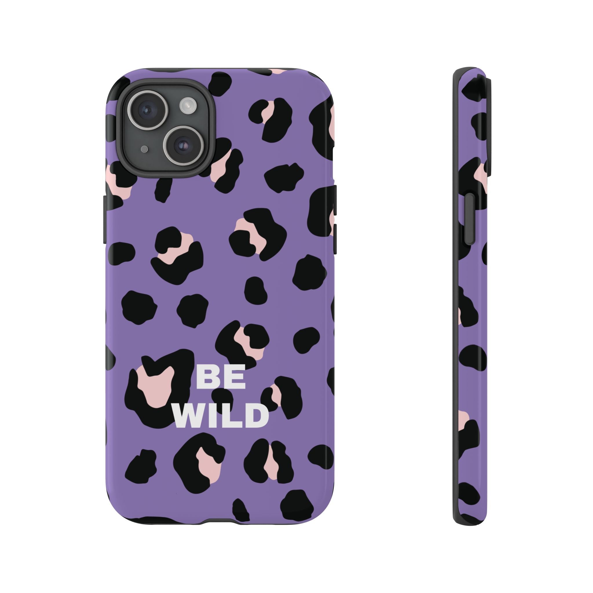 PURPLE LEO – Personalisierte Handyhülle mit Dual-Layer-Schutz