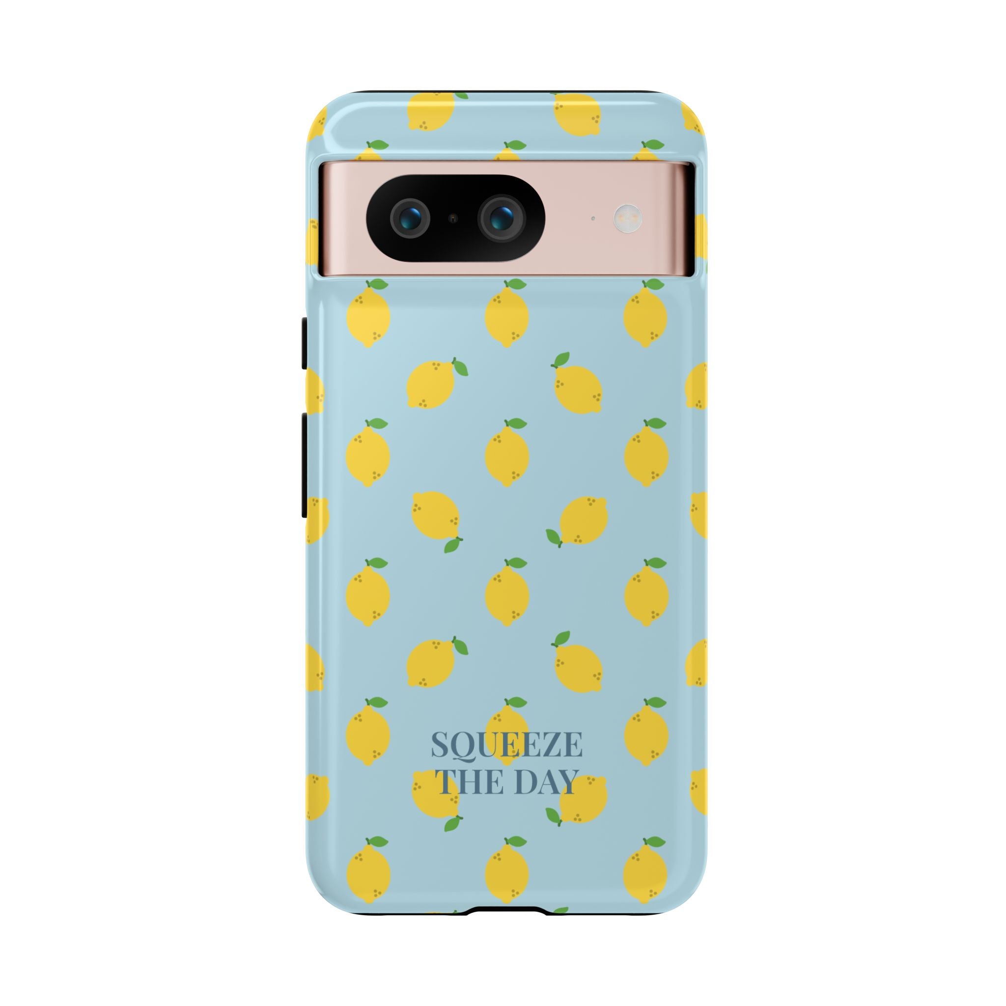 LEMONS BLUE SKY – Personalisierte Handyhülle mit Dual-Layer-Schutz