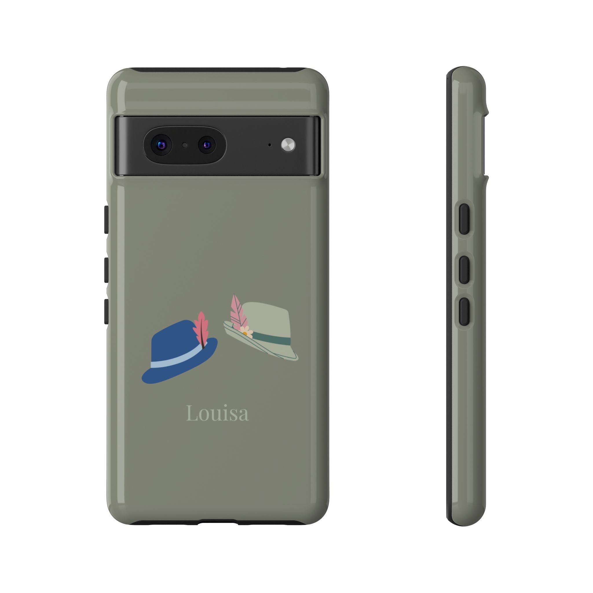 TRACHTENHÜTE SALBEI – Personalisierte Handyhülle mit Dual-Layer-Schutz