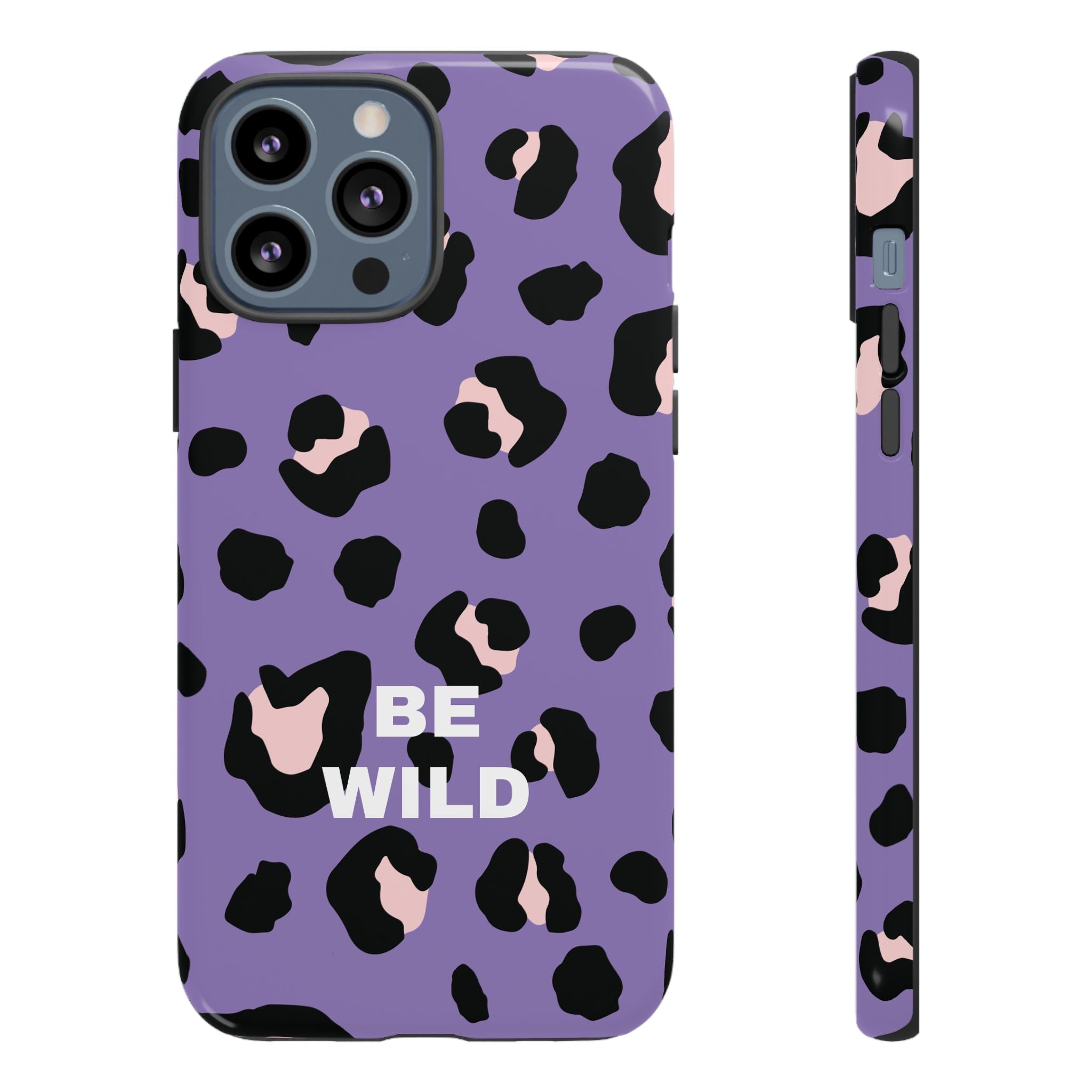PURPLE LEO – Personalisierte Handyhülle mit Dual-Layer-Schutz