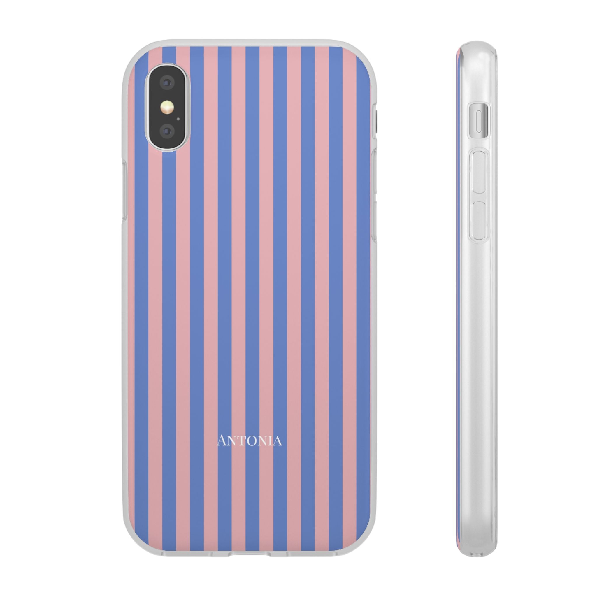 BLUE & BLUSH – Personalisierte Flex Handyhülle
