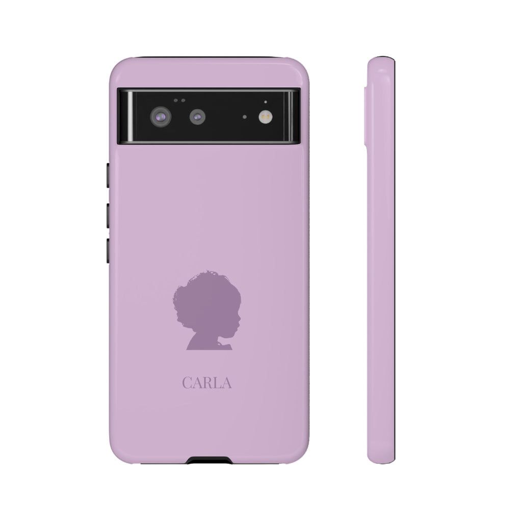 SILHOUETTE LAVENDEL – Personalisierte Handyhülle mit Dual-Layer-Schutz