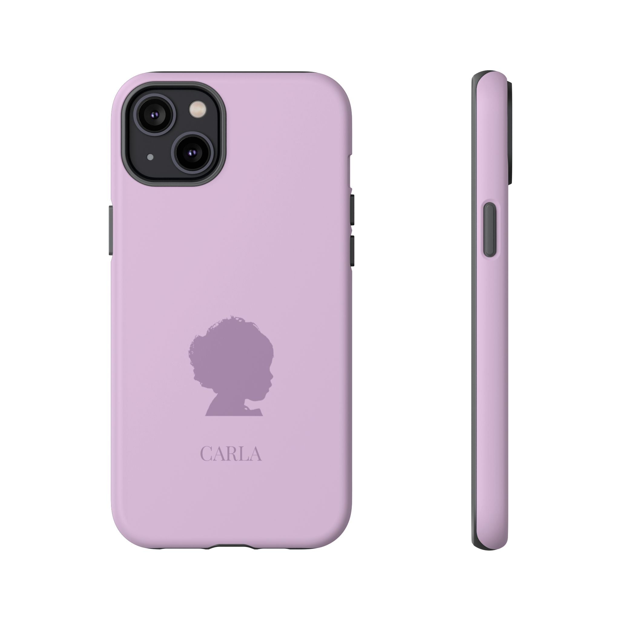 SILHOUETTE LAVENDEL – Personalisierte Handyhülle mit Dual-Layer-Schutz