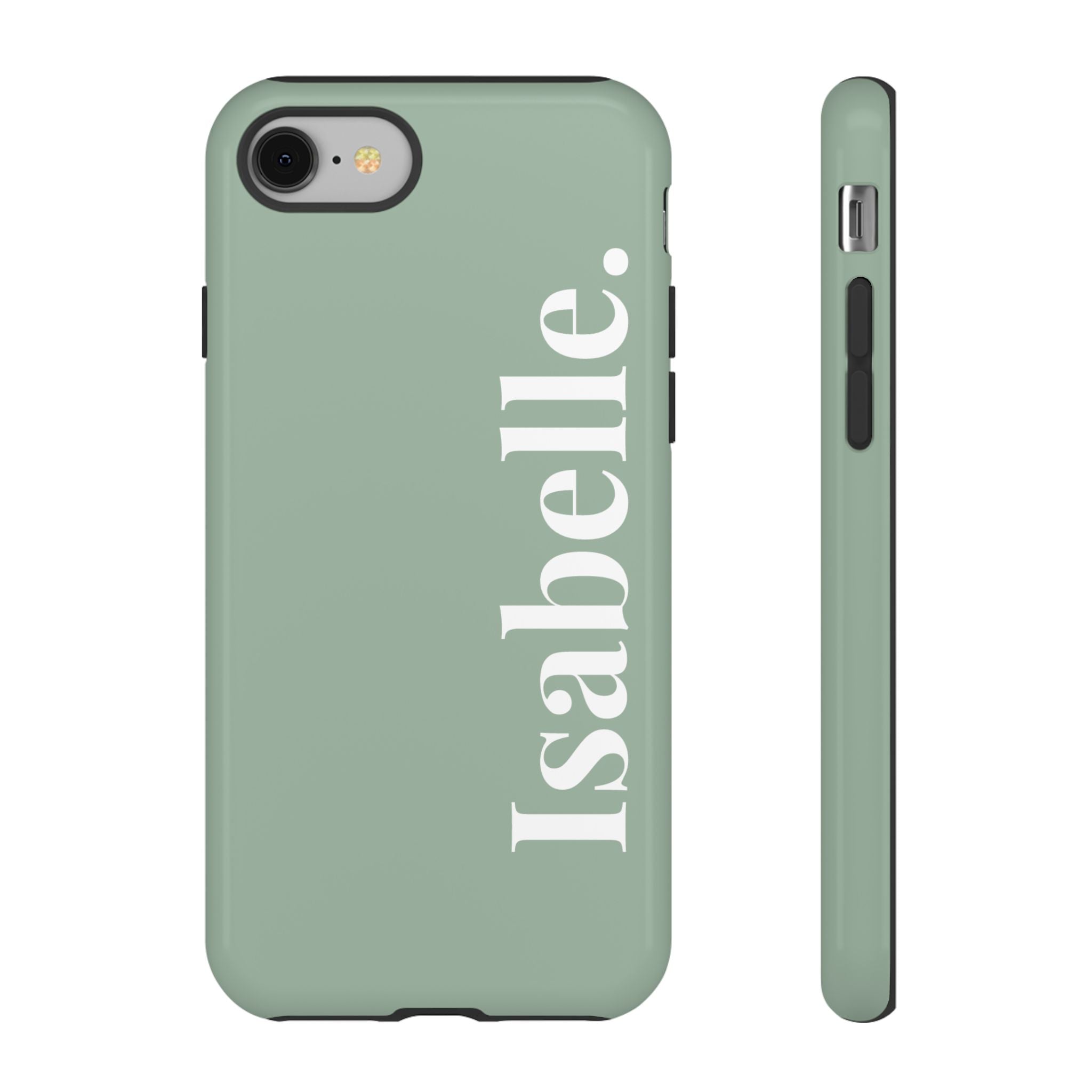 SALBEI BOLD NAME – Personalisierte Handyhülle mit Dual-Layer-Schutz