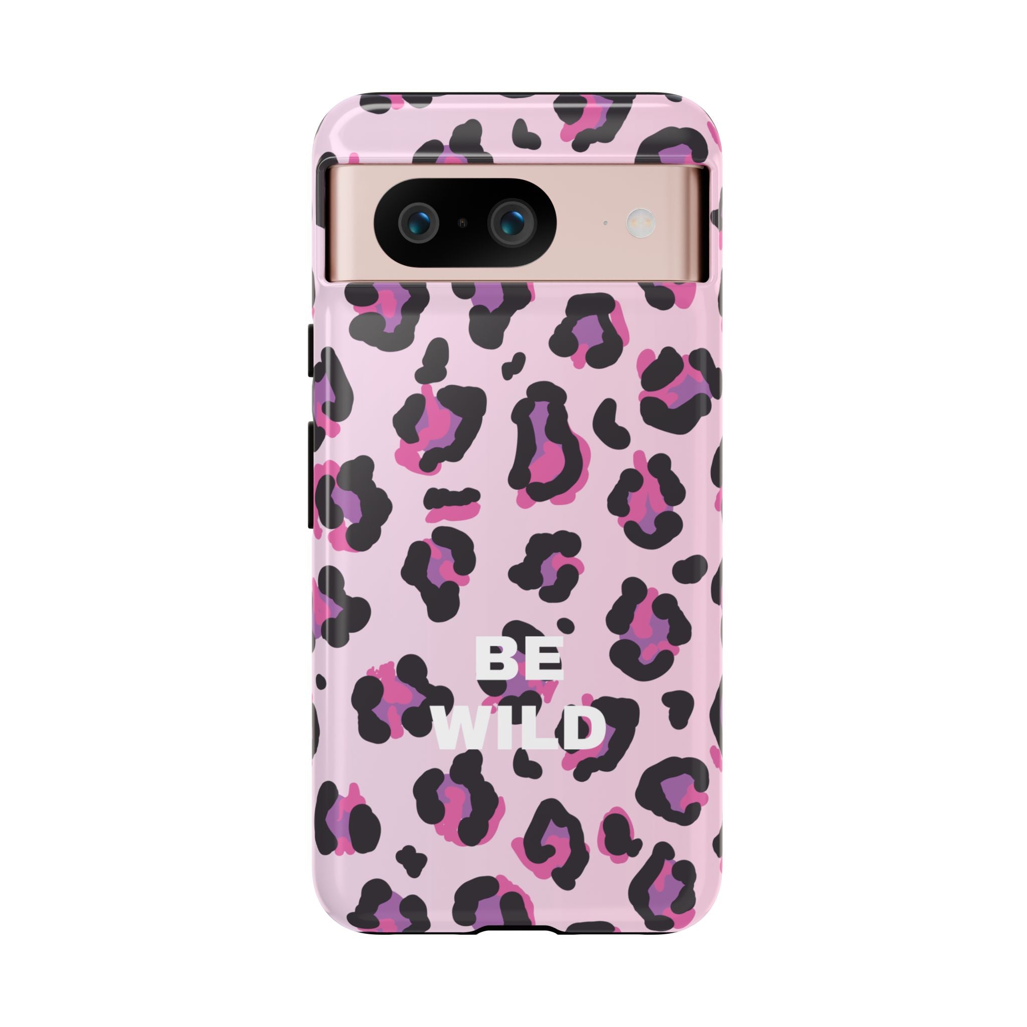 PINK LEO – Personalisierte Handyhülle mit Dual-Layer-Schutz