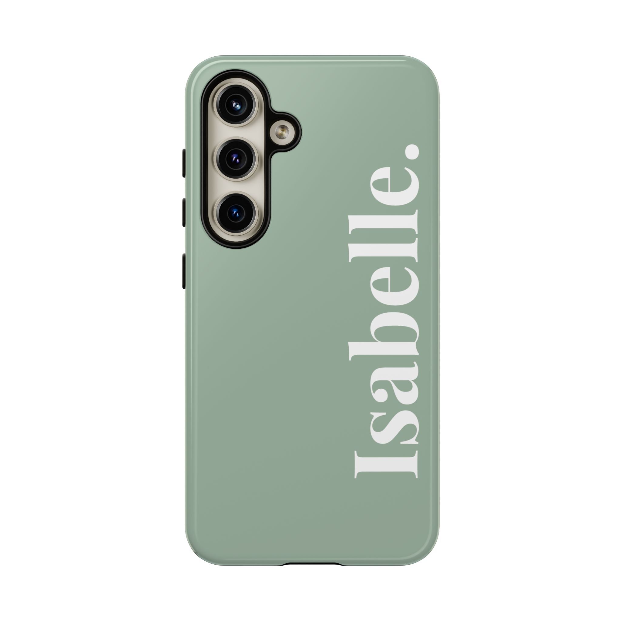 SALBEI BOLD NAME – Personalisierte Handyhülle mit Dual-Layer-Schutz