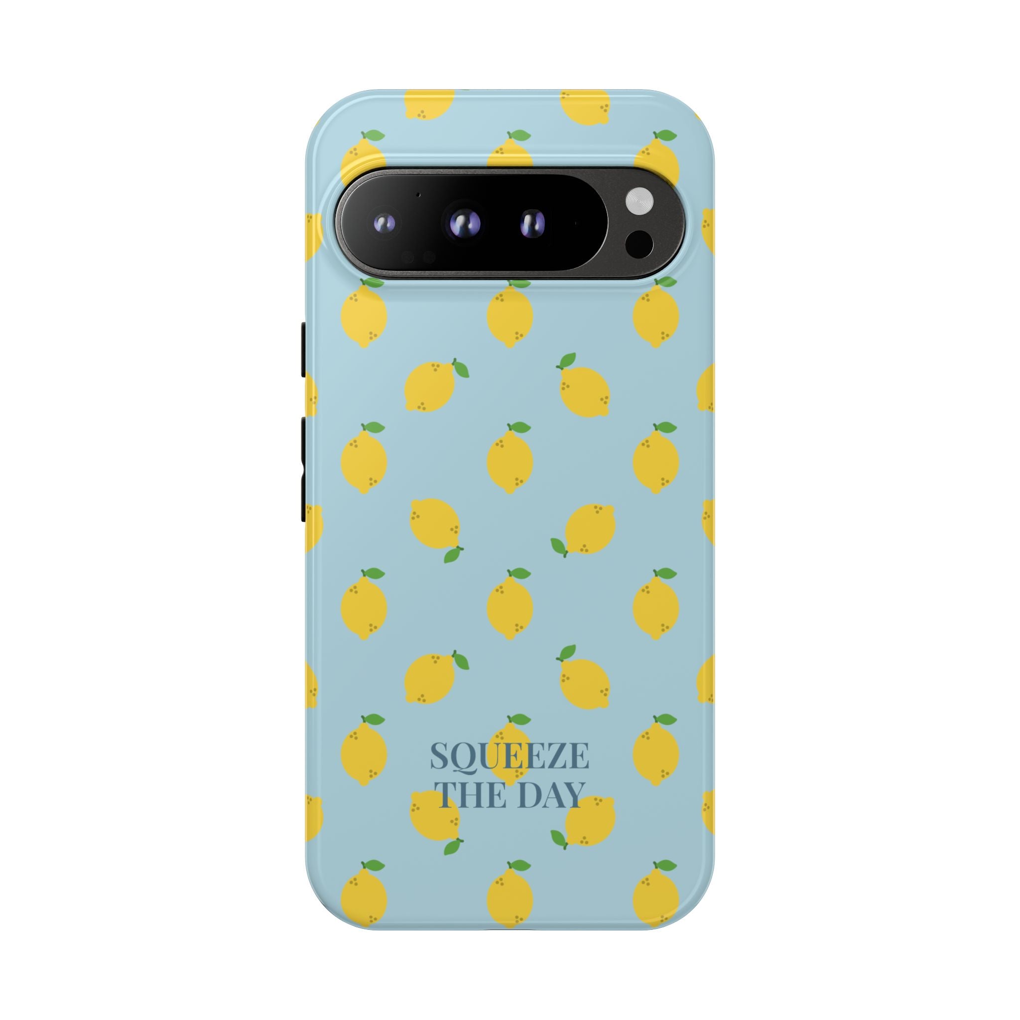LEMONS BLUE SKY – Personalisierte Handyhülle mit Dual-Layer-Schutz