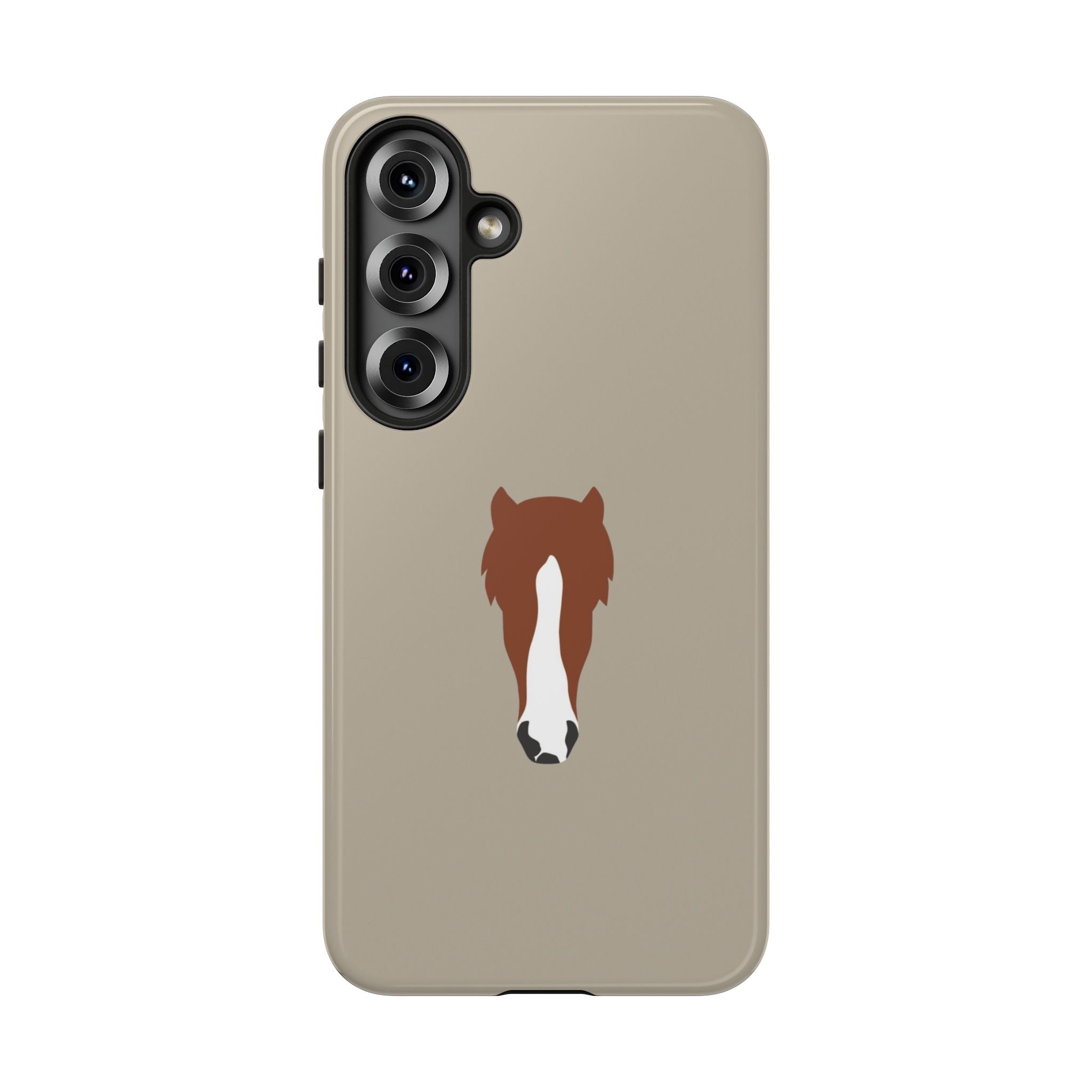 UNIQUE ANIMAL ART EDITION BEIGE – Personalisierte Handyhülle mit Dual-Layer-Schutz