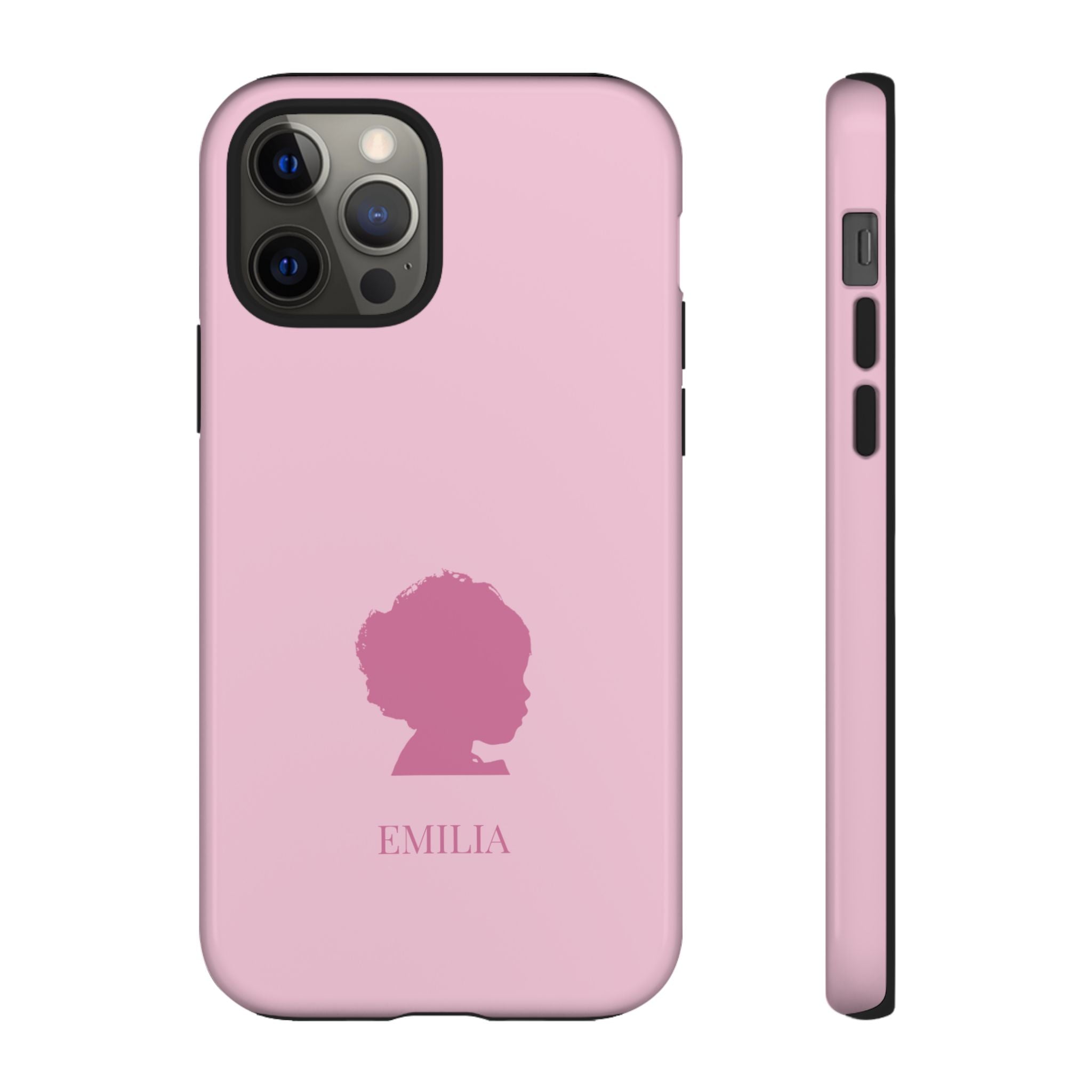 SILHOUETTE ROSE – Personalisierte Handyhülle mit Dual-Layer-Schutz
